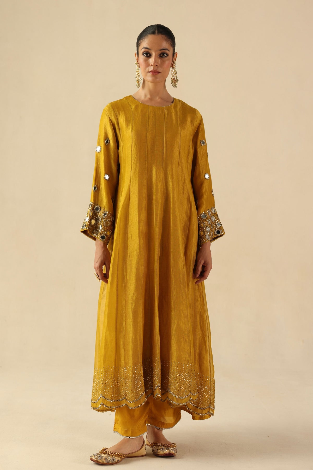 Yellow Afsana Kalidar