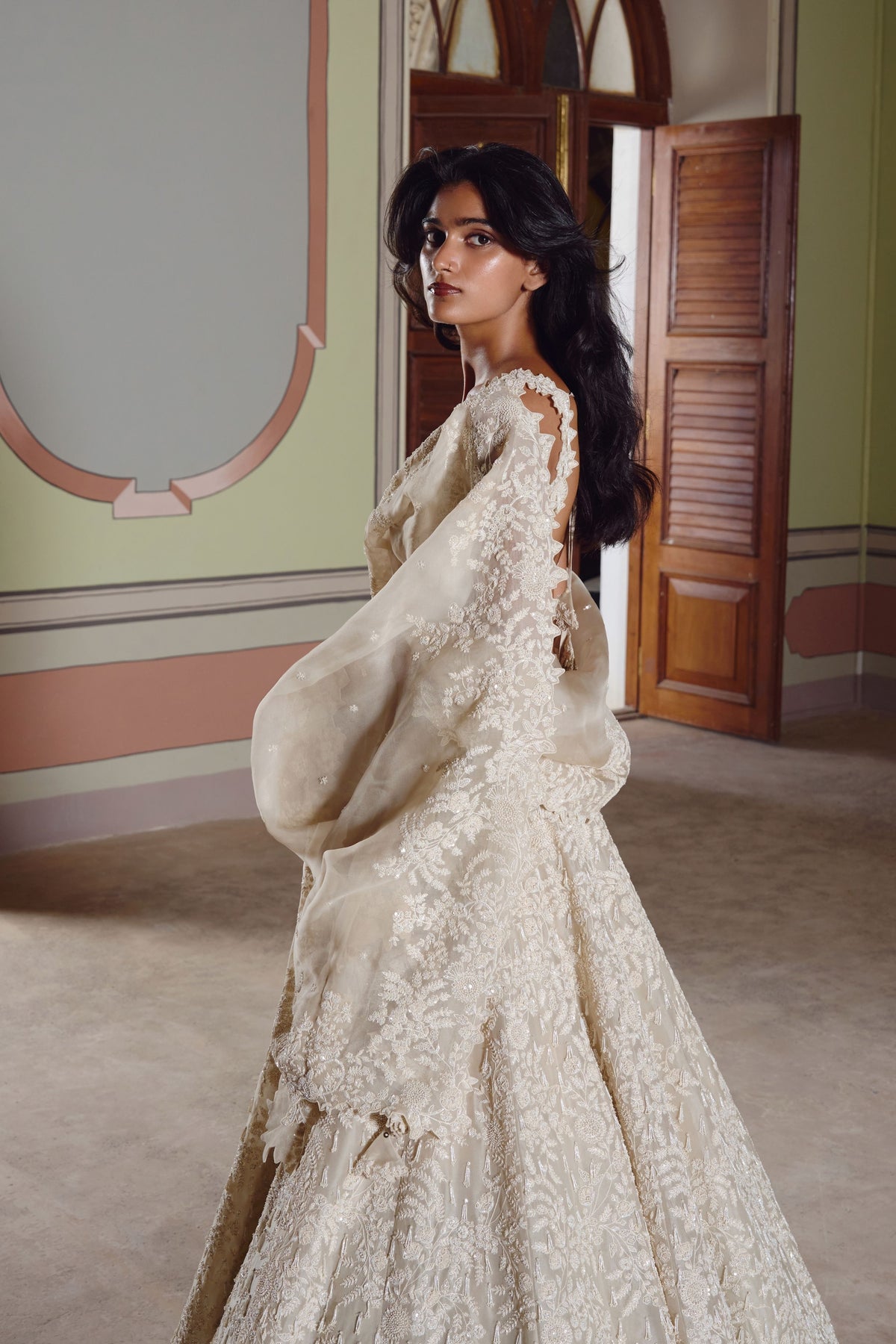 Ivory Athena Lehenga Set