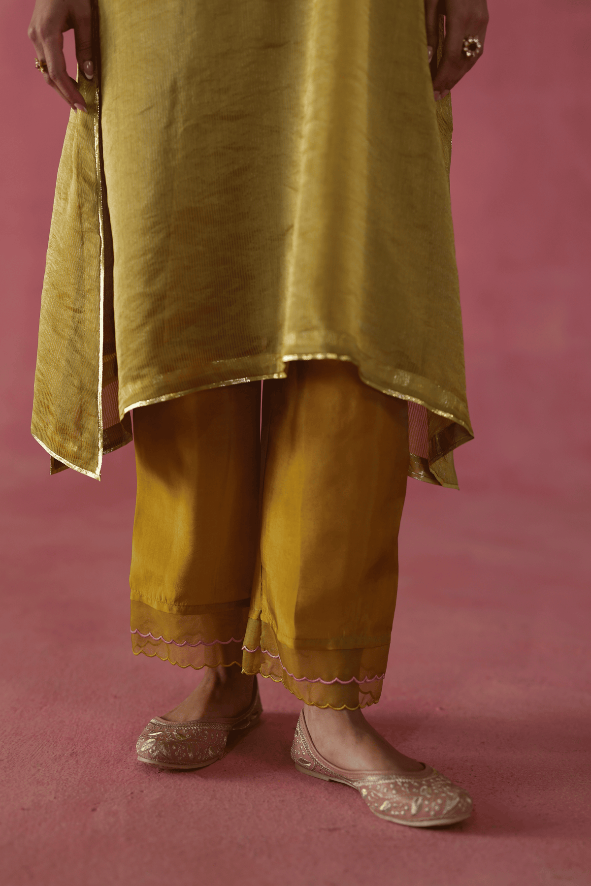 Mustard Phirni Kurta Set