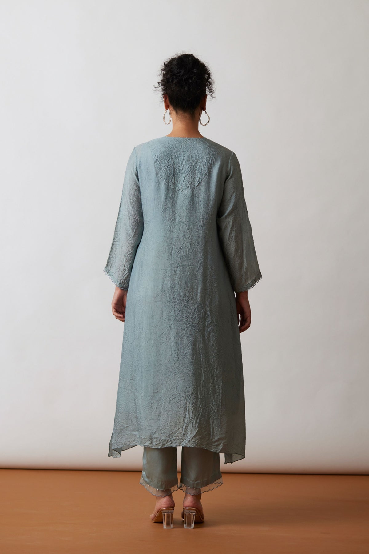 Cloud Blue Floral Kurta Set