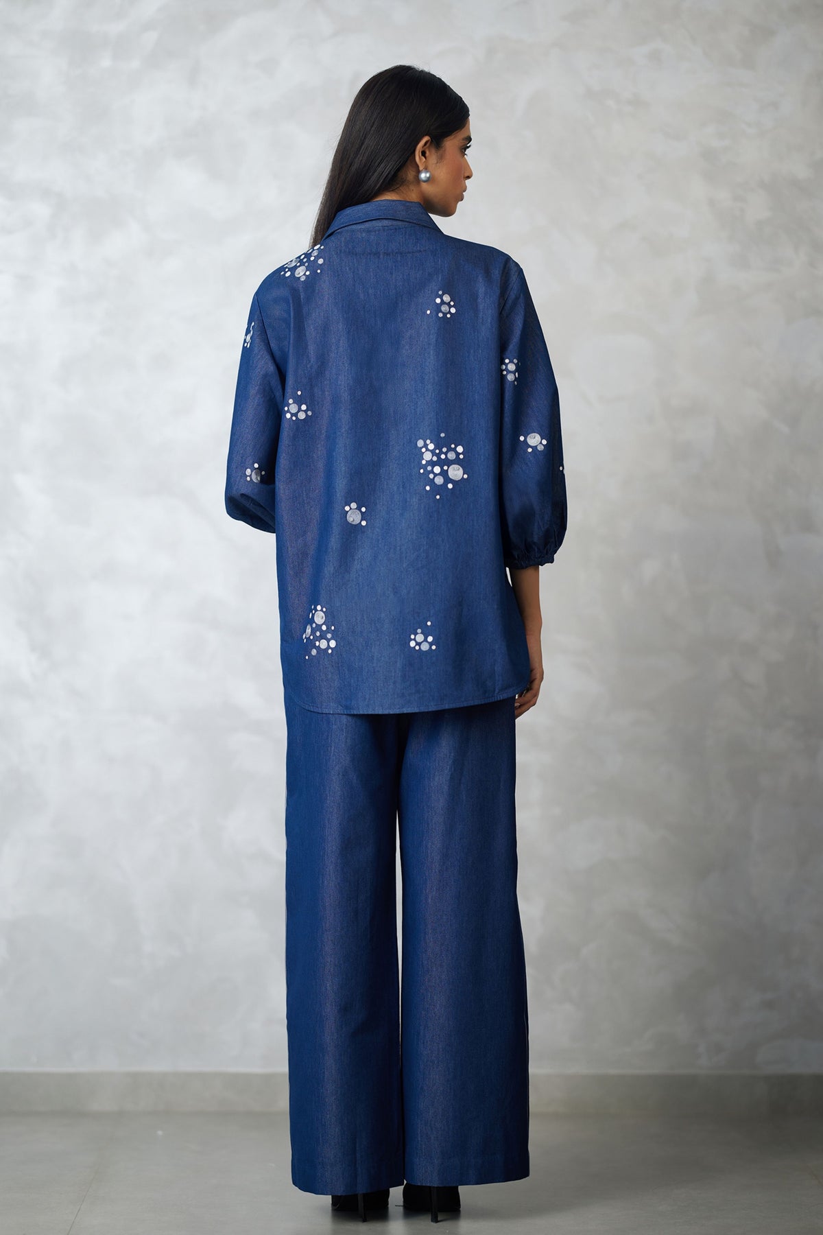 Dark Denim Blue Co-ord Set