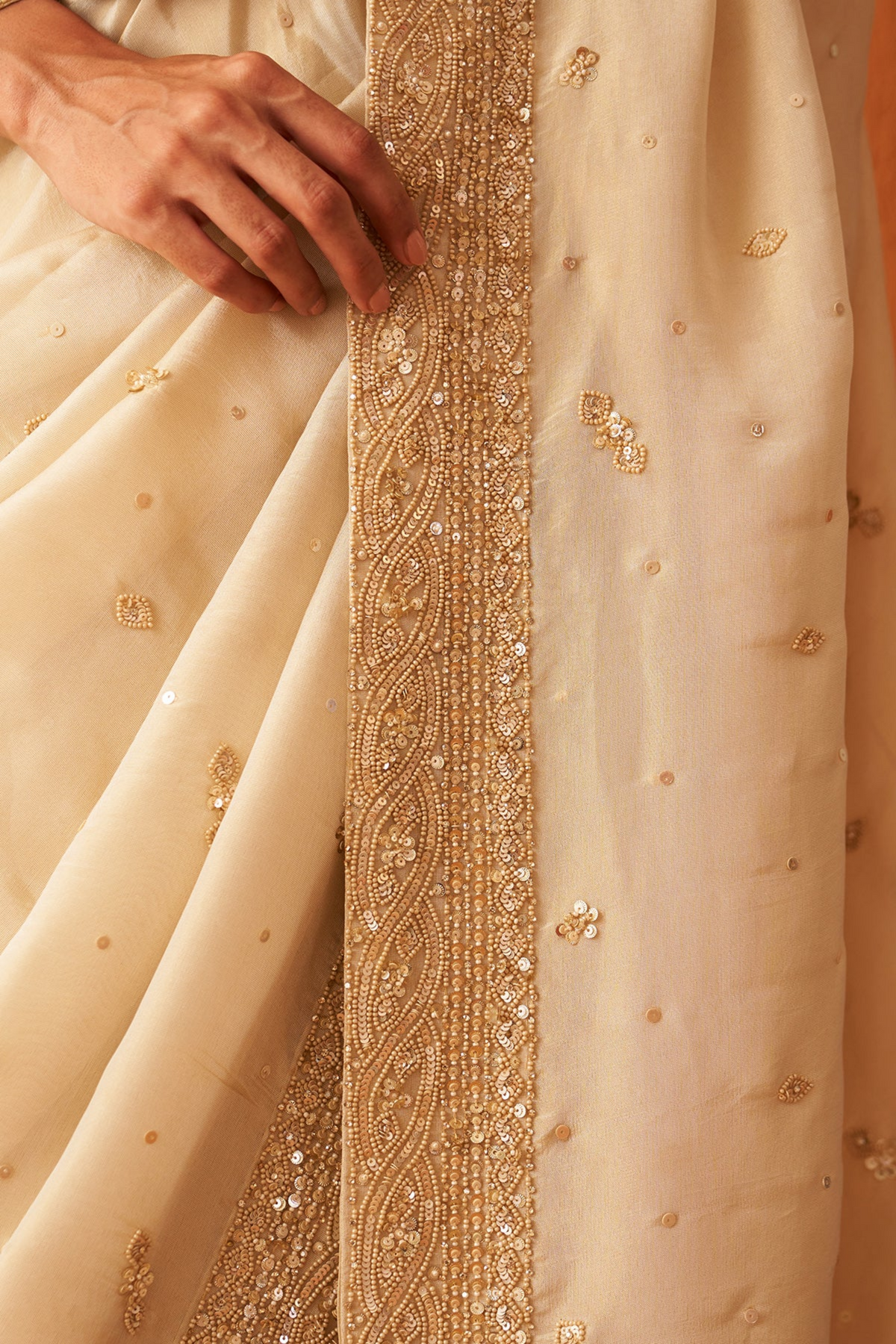 Gold Tissue Saree