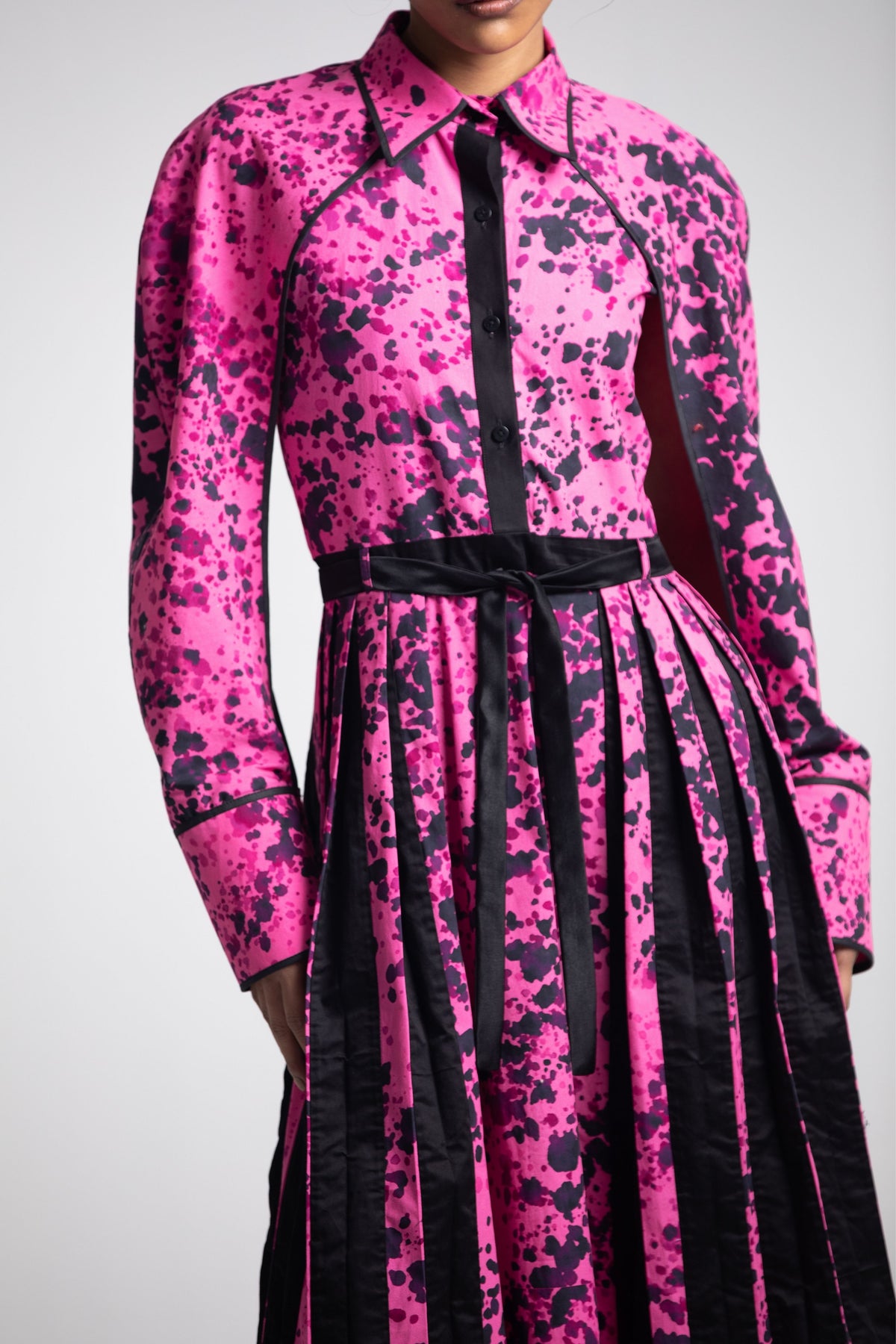 A Long Collared Dress