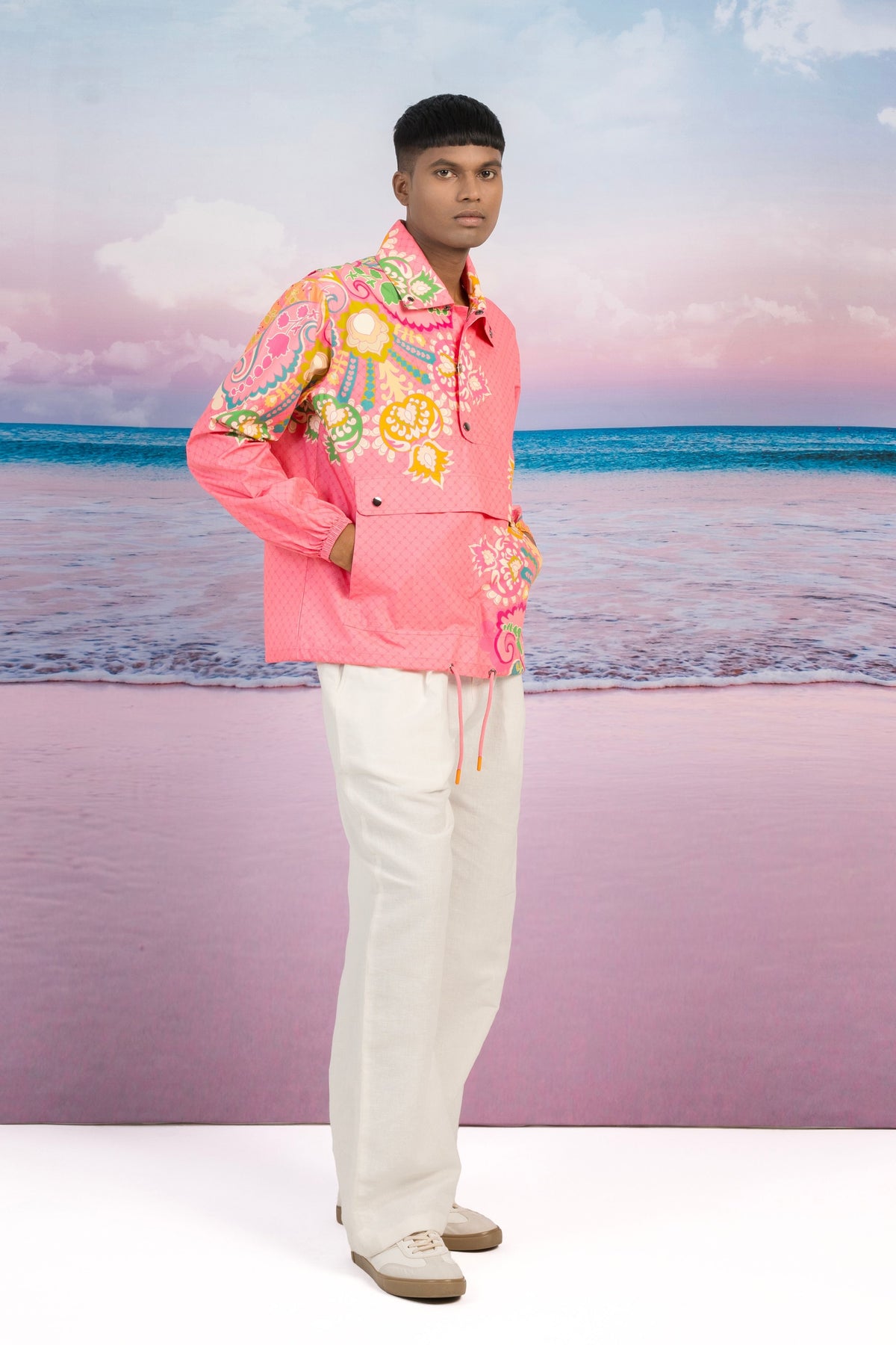 Paisely Pullover Jacket