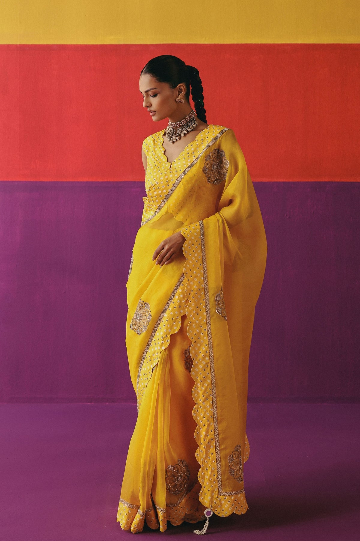 Mandala Surajmukhi Saree