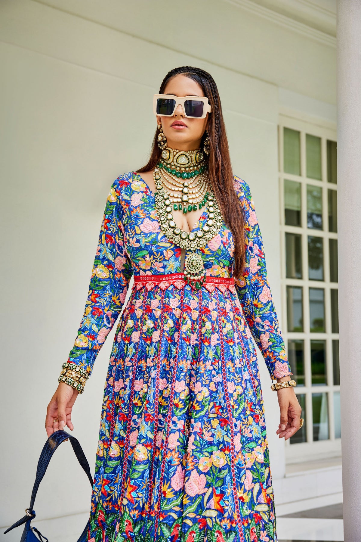 Shikargah Floral Anarkali