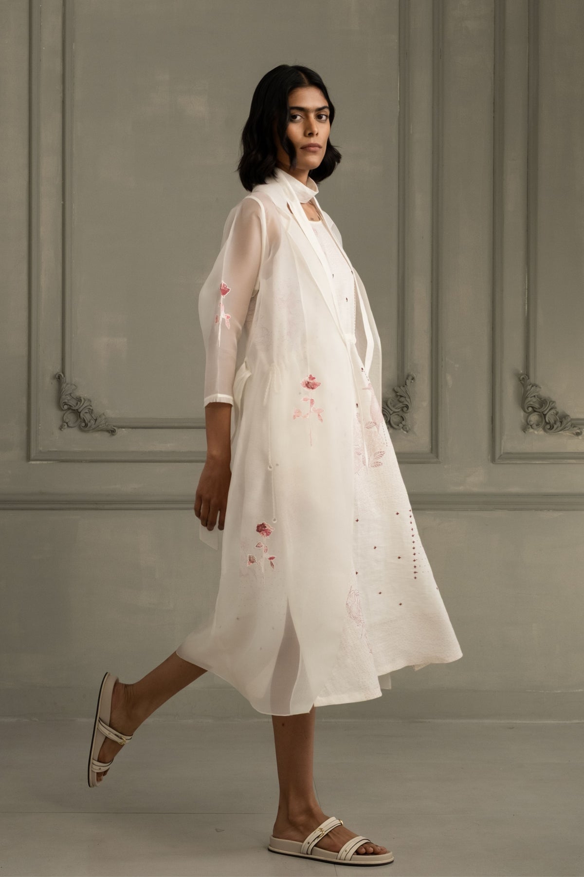 Ivory Rose Jacket Dress