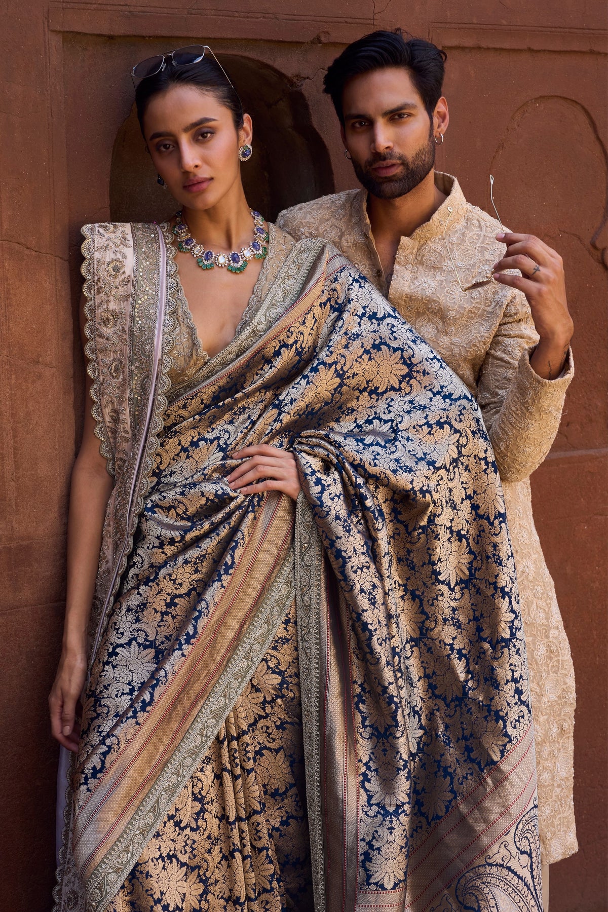 Golden Beige Kurta Set