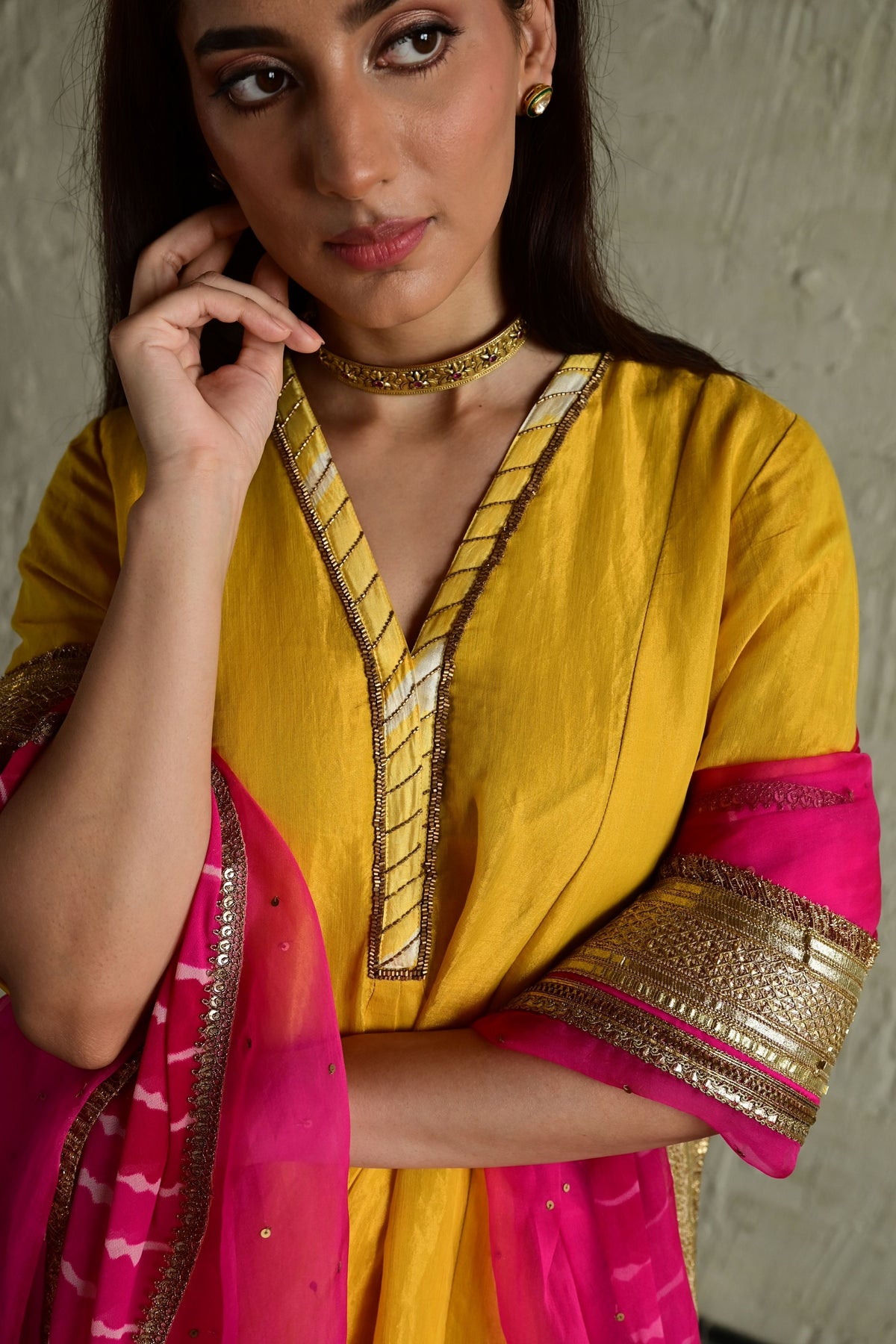 Ivory Lace Dupatta