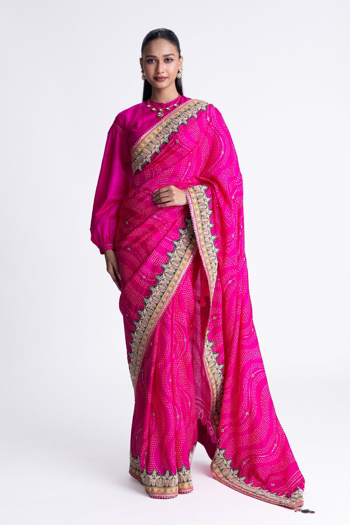 Rani Zardozi Saree