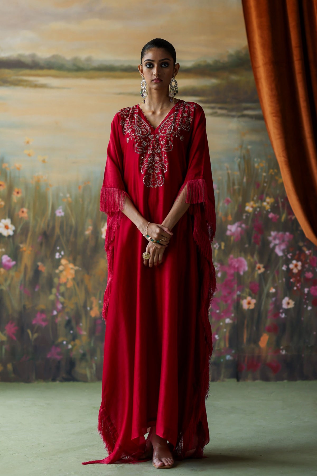 Scarlet Hiya Kaftan Set