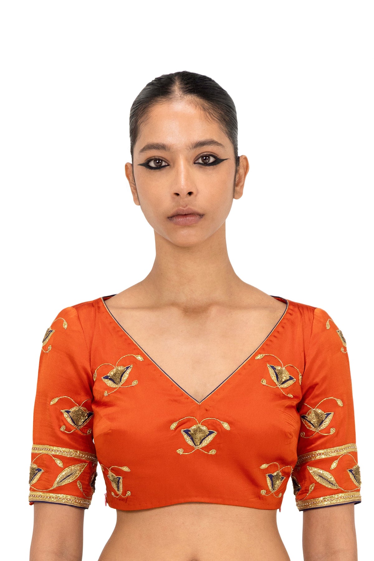Narlai Gerua Blouse