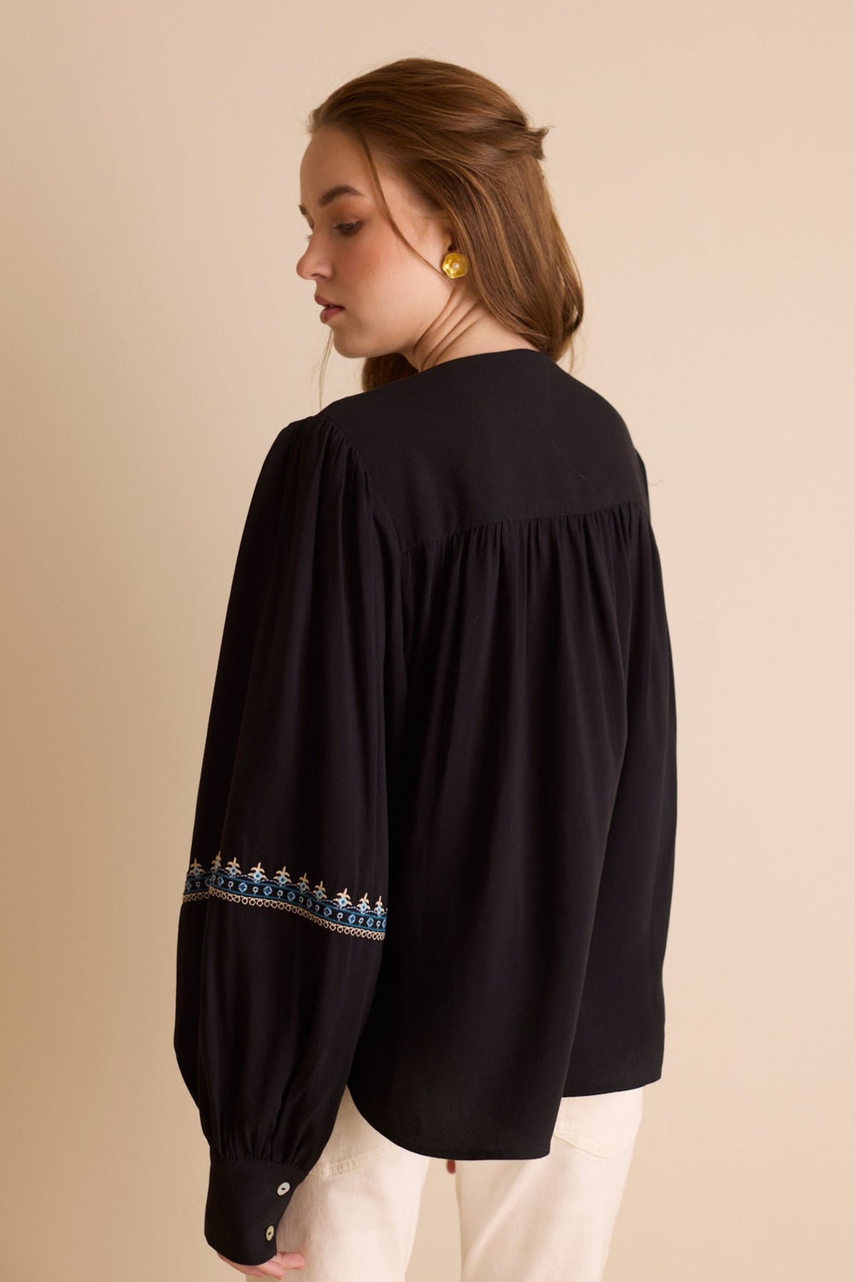 Aria Navy Top