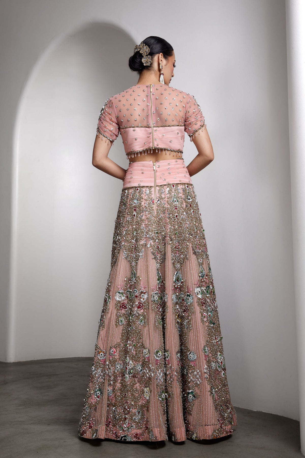 Regal Pink Lehenga Set
