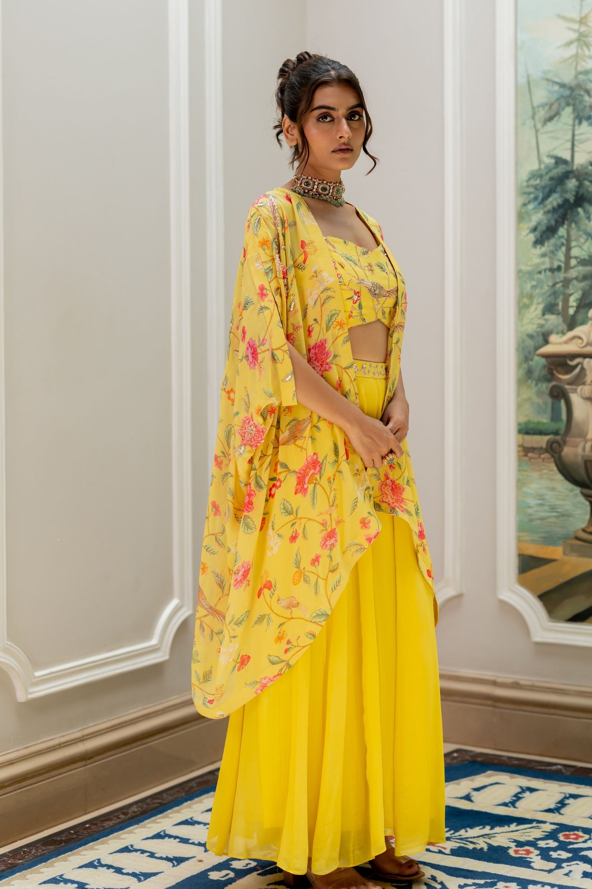 Shelly Yellow Jacket Set