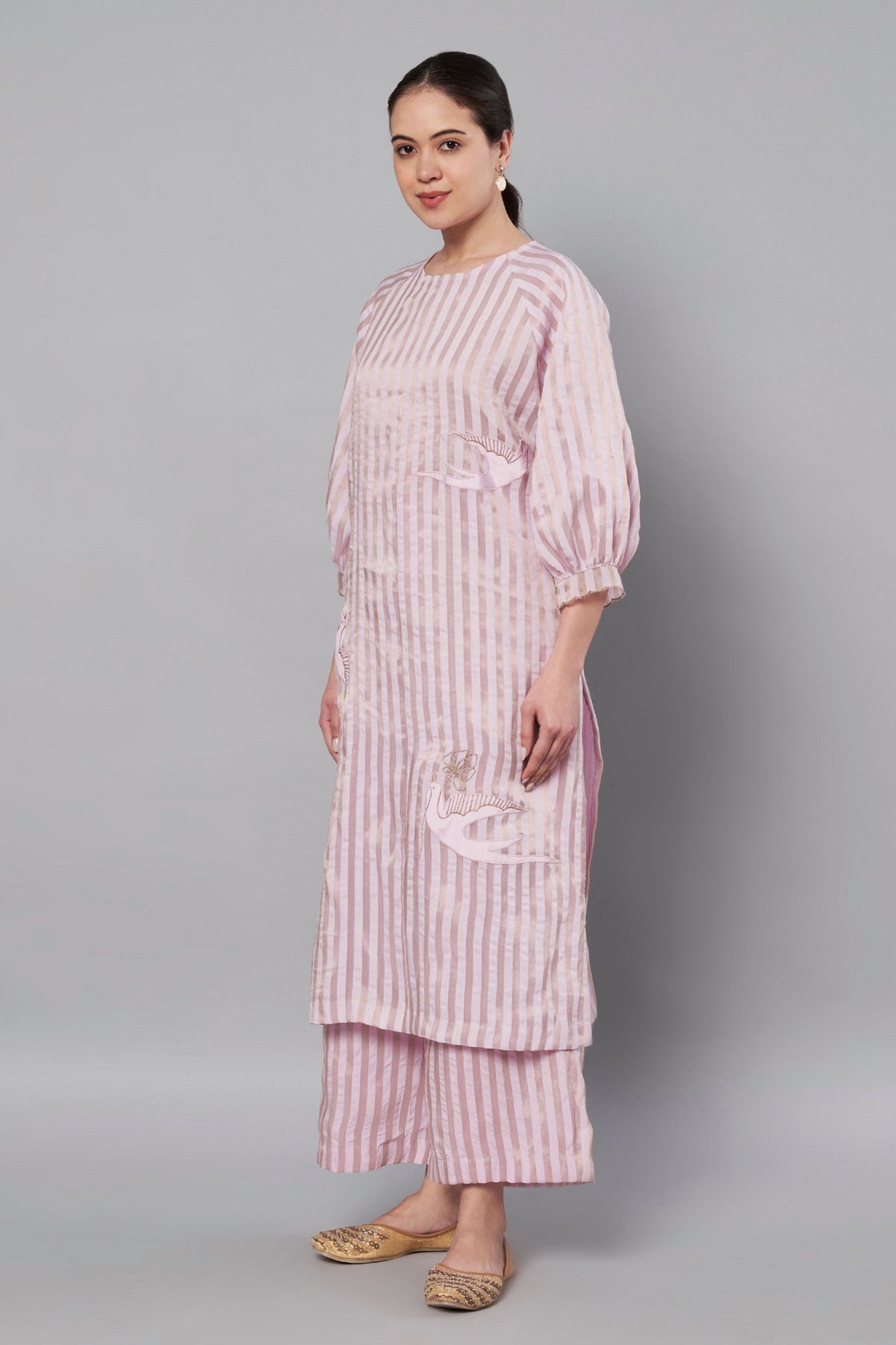 Breeze Pastel Lilac Kurta Set