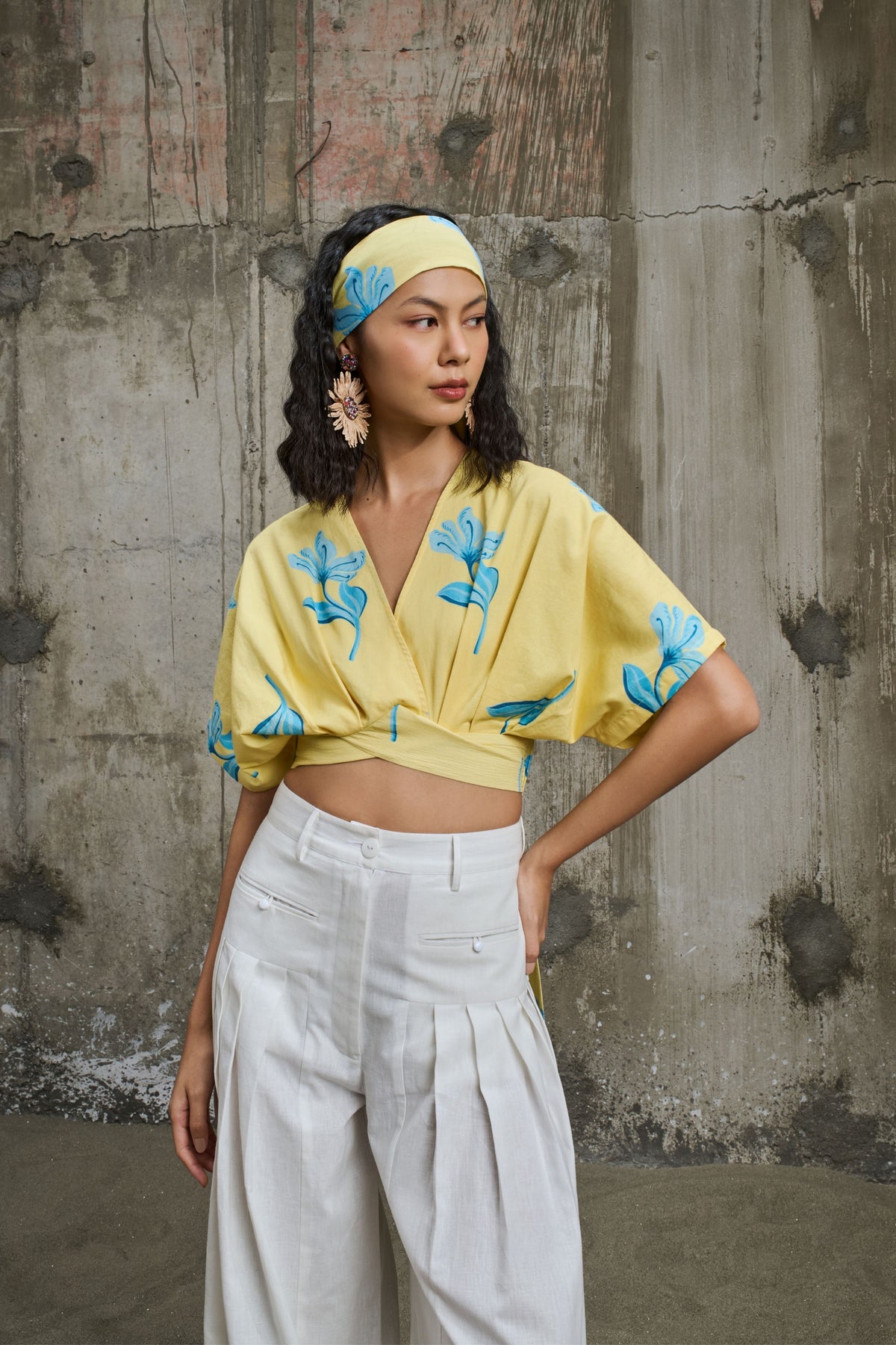 Sunlit Bloom Cropped Top