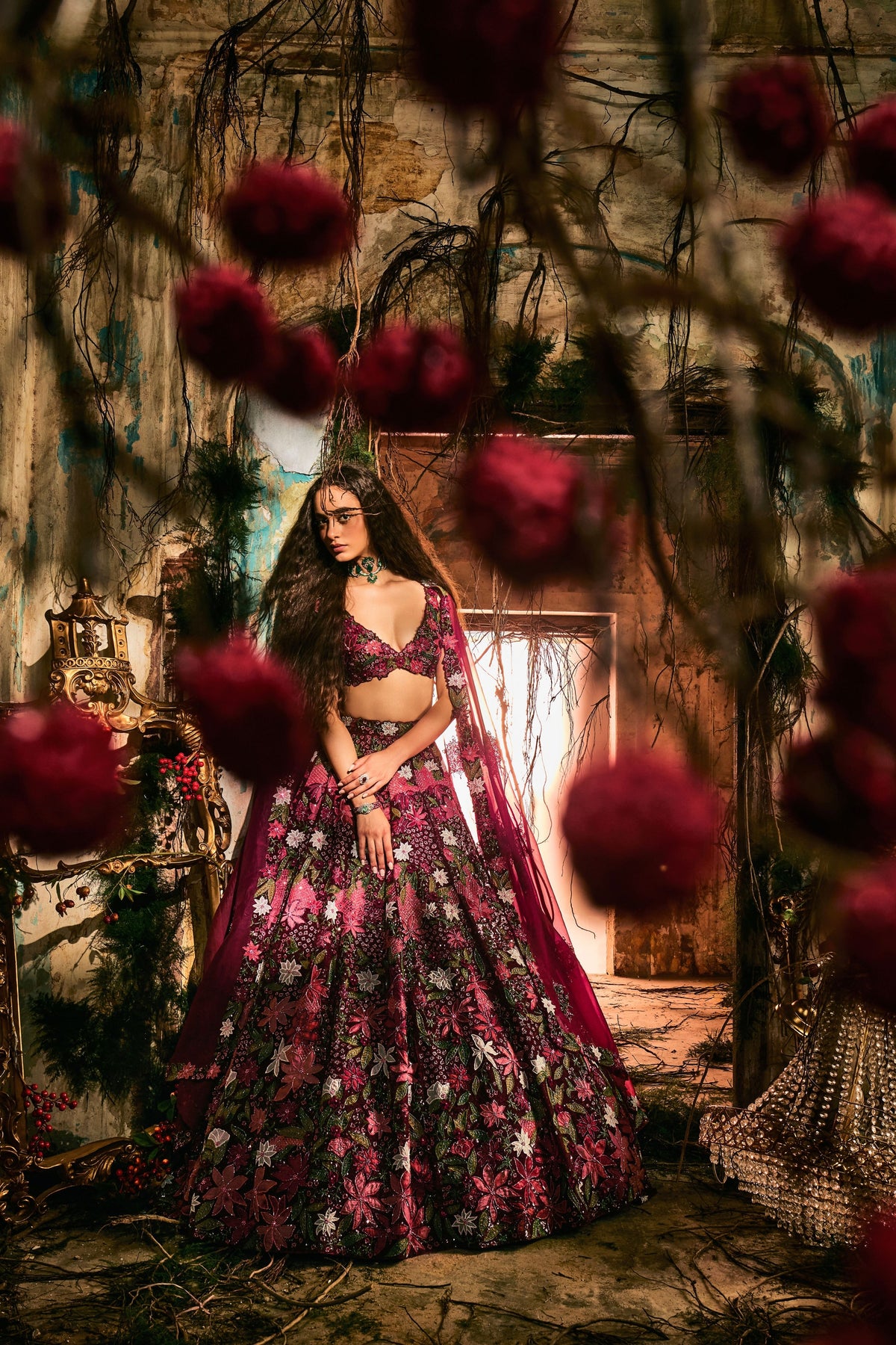 Mystic Florals Lehenga Set