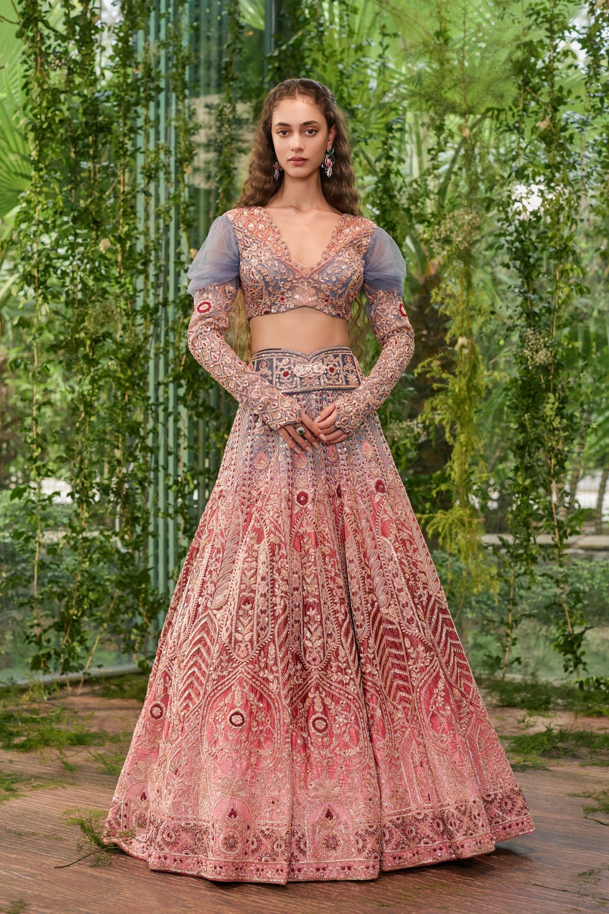 Dwirang Lehenga Set