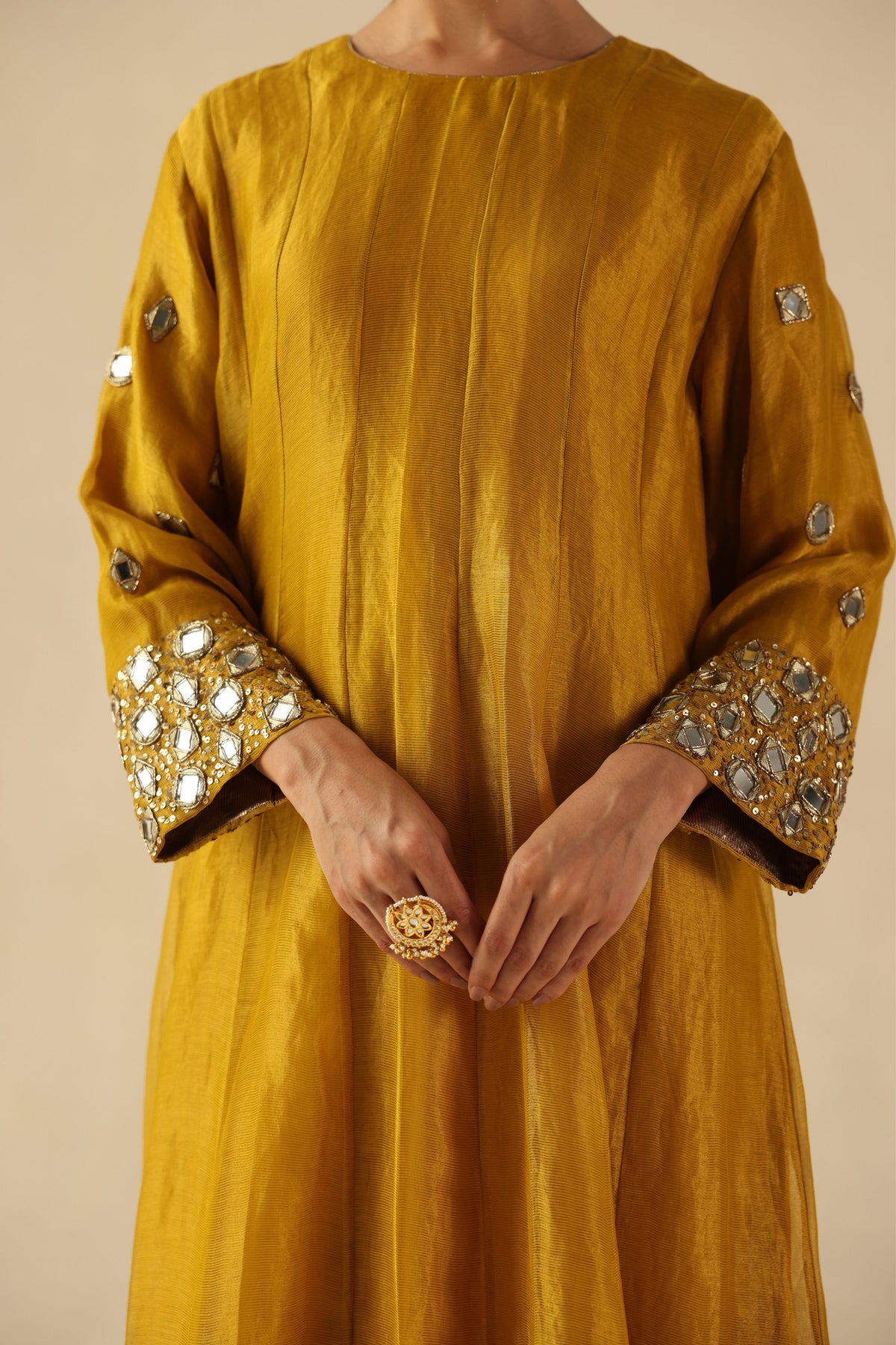 Yellow Afsana Kalidar