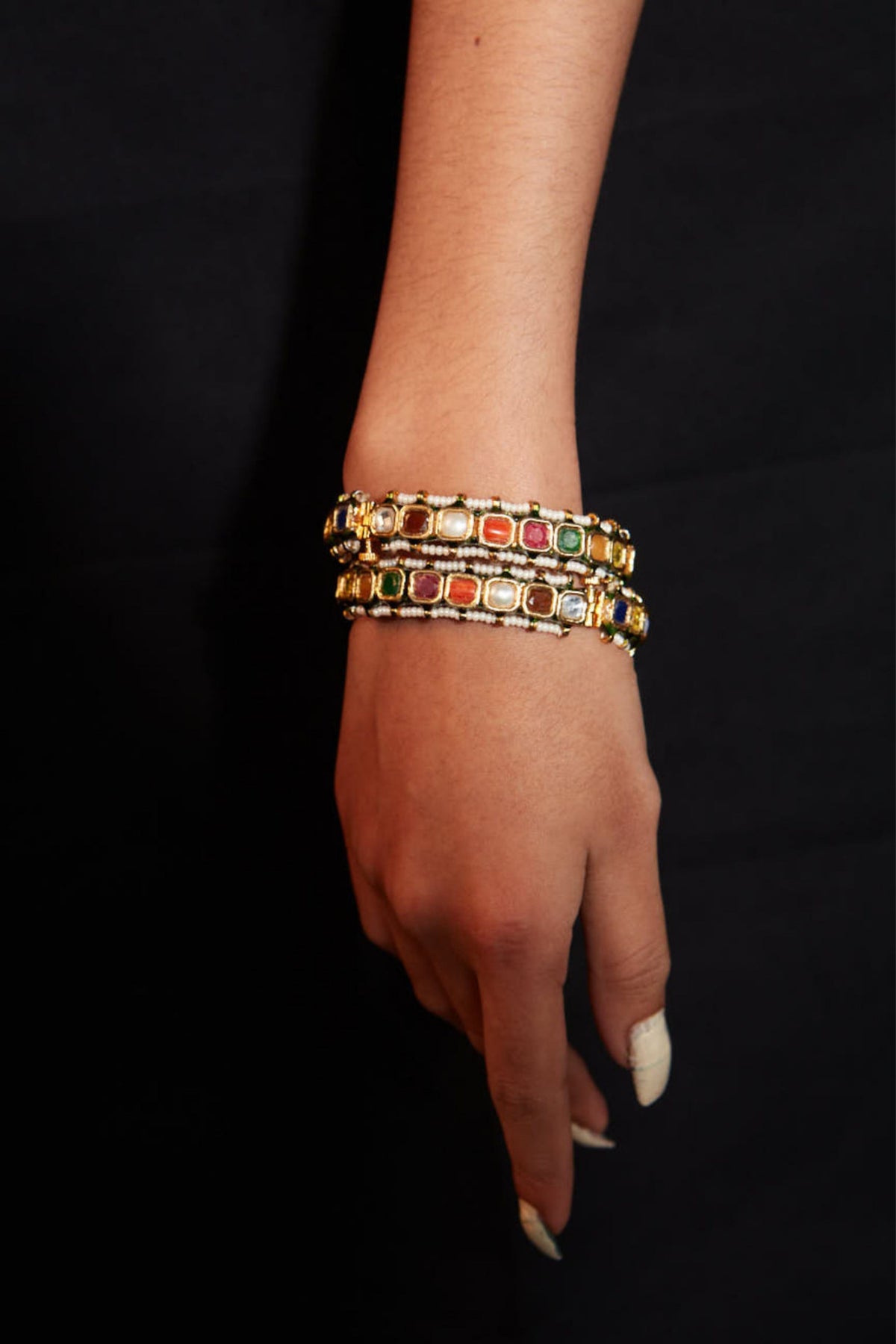 Inaayat Kundan Polki Bangles