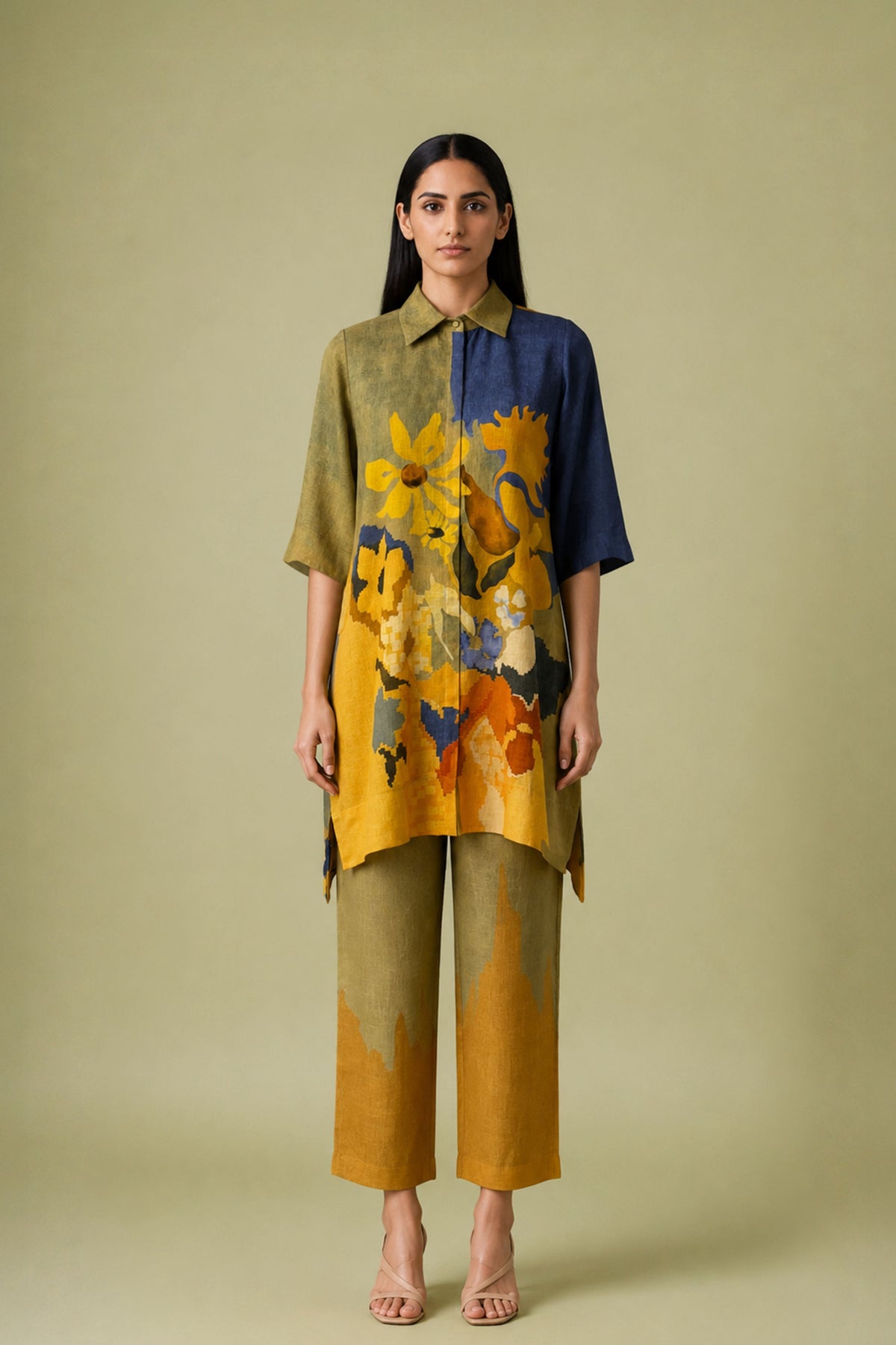 Ikat Tunic Set