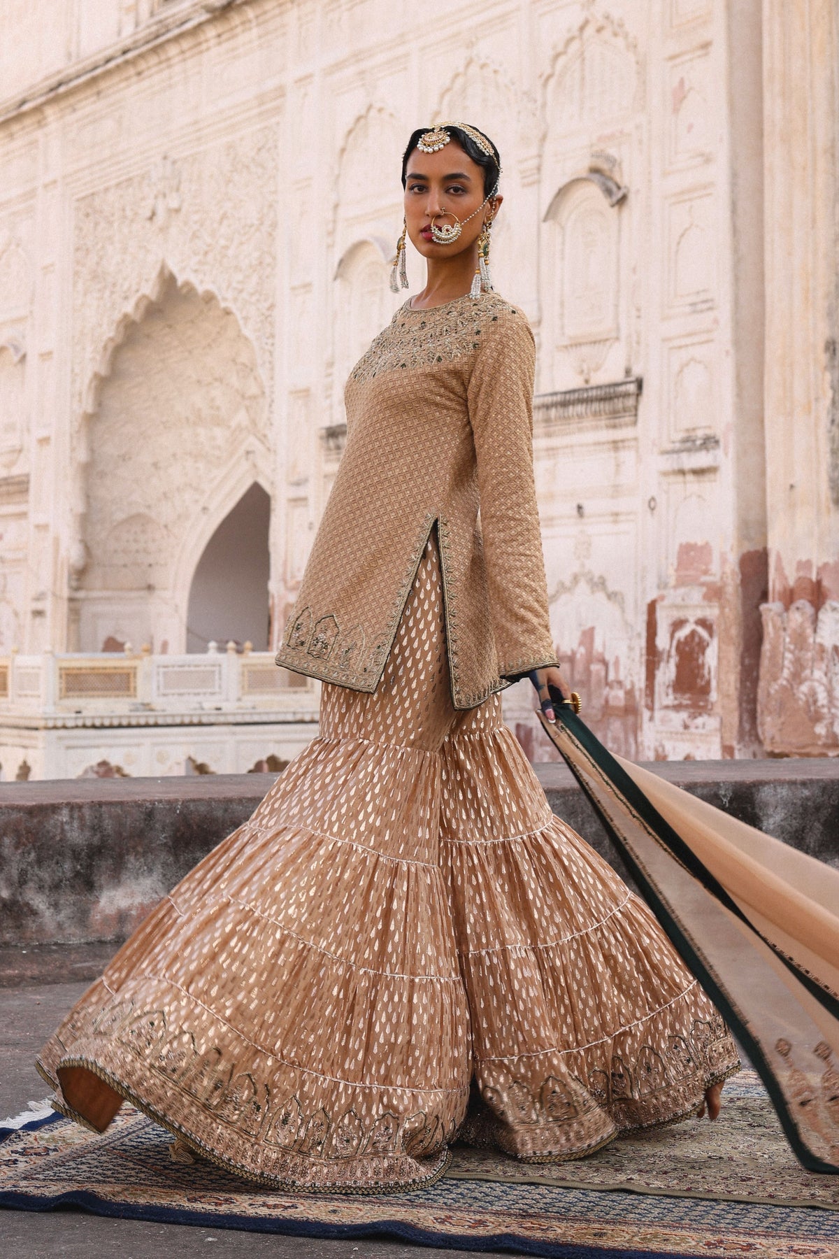 Noor Mahal Sharara Set