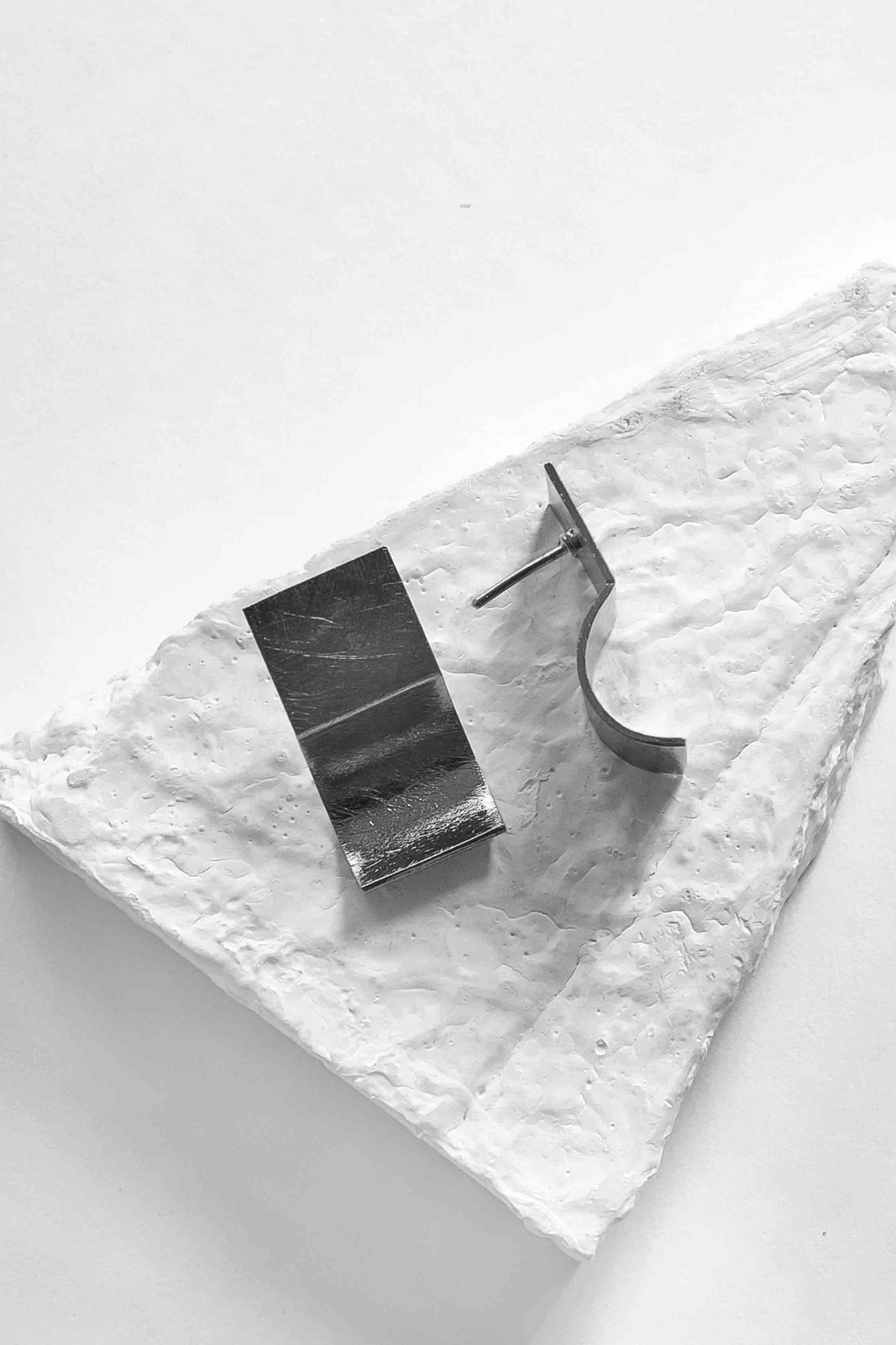 Space Silver Earrings