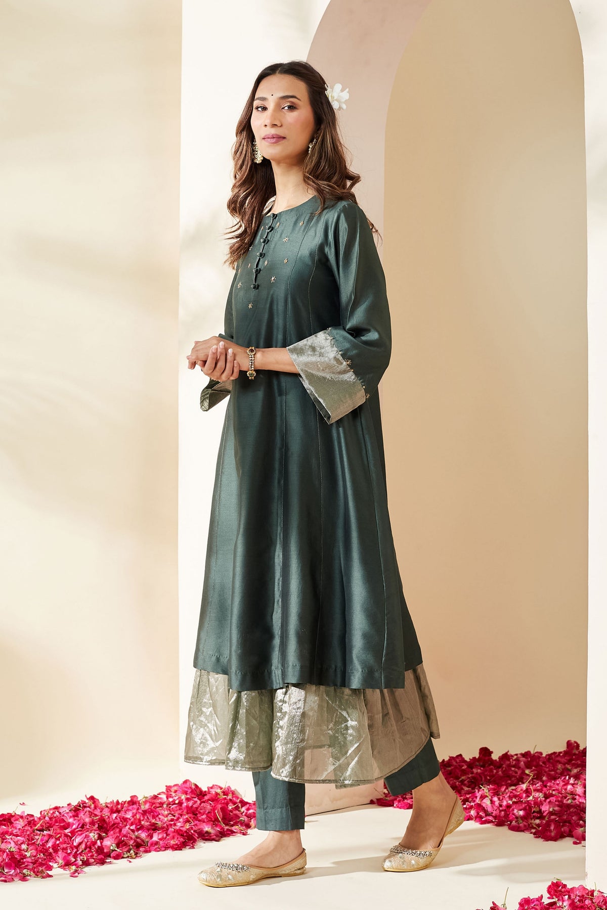 Royal Green Nazneen Kurta Set