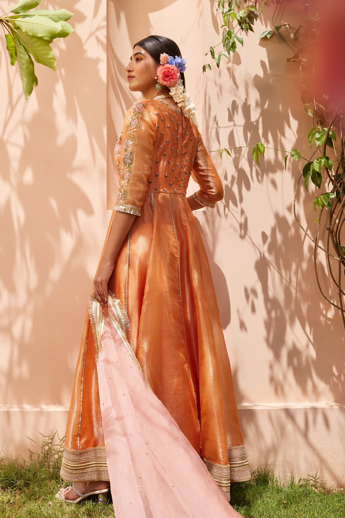 Genda Anarkali Set