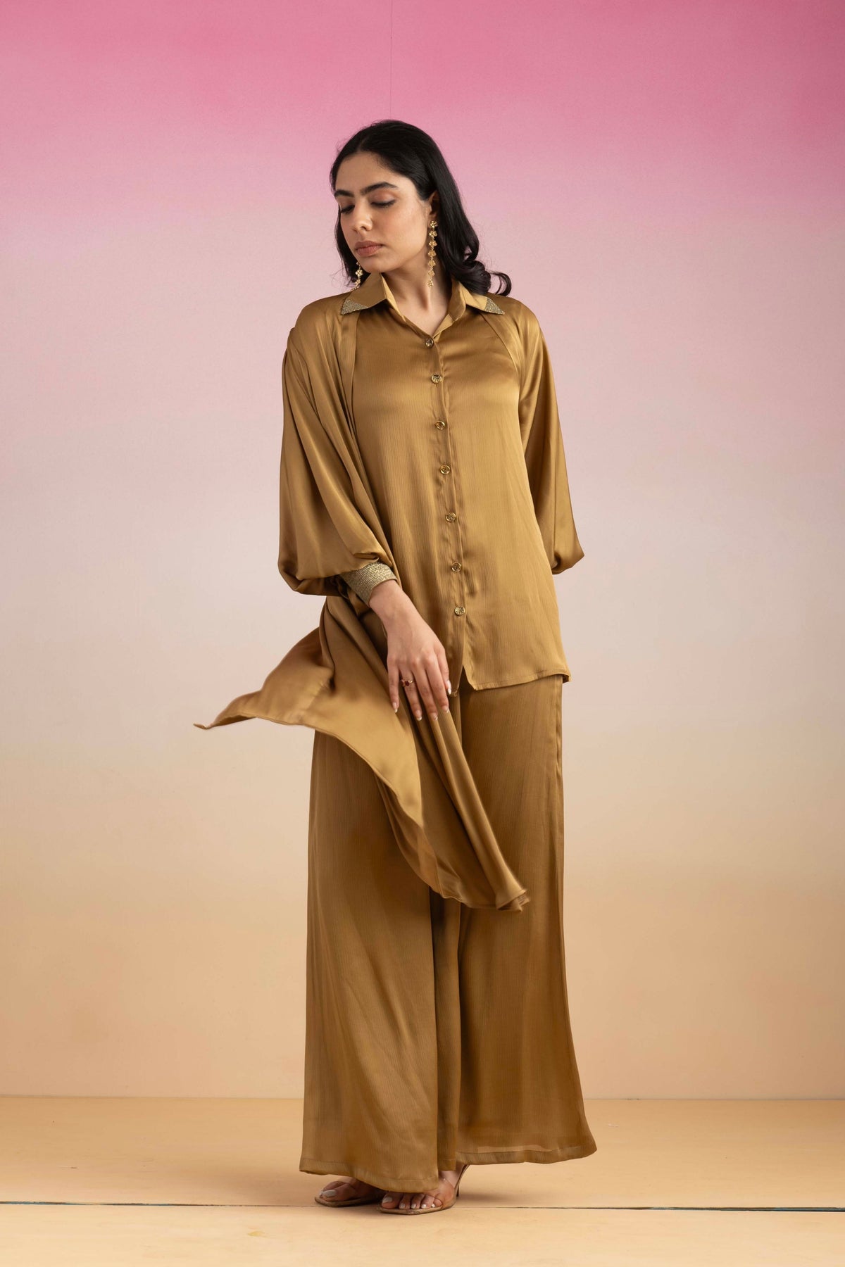 Kajal Gold Co-Ord Set