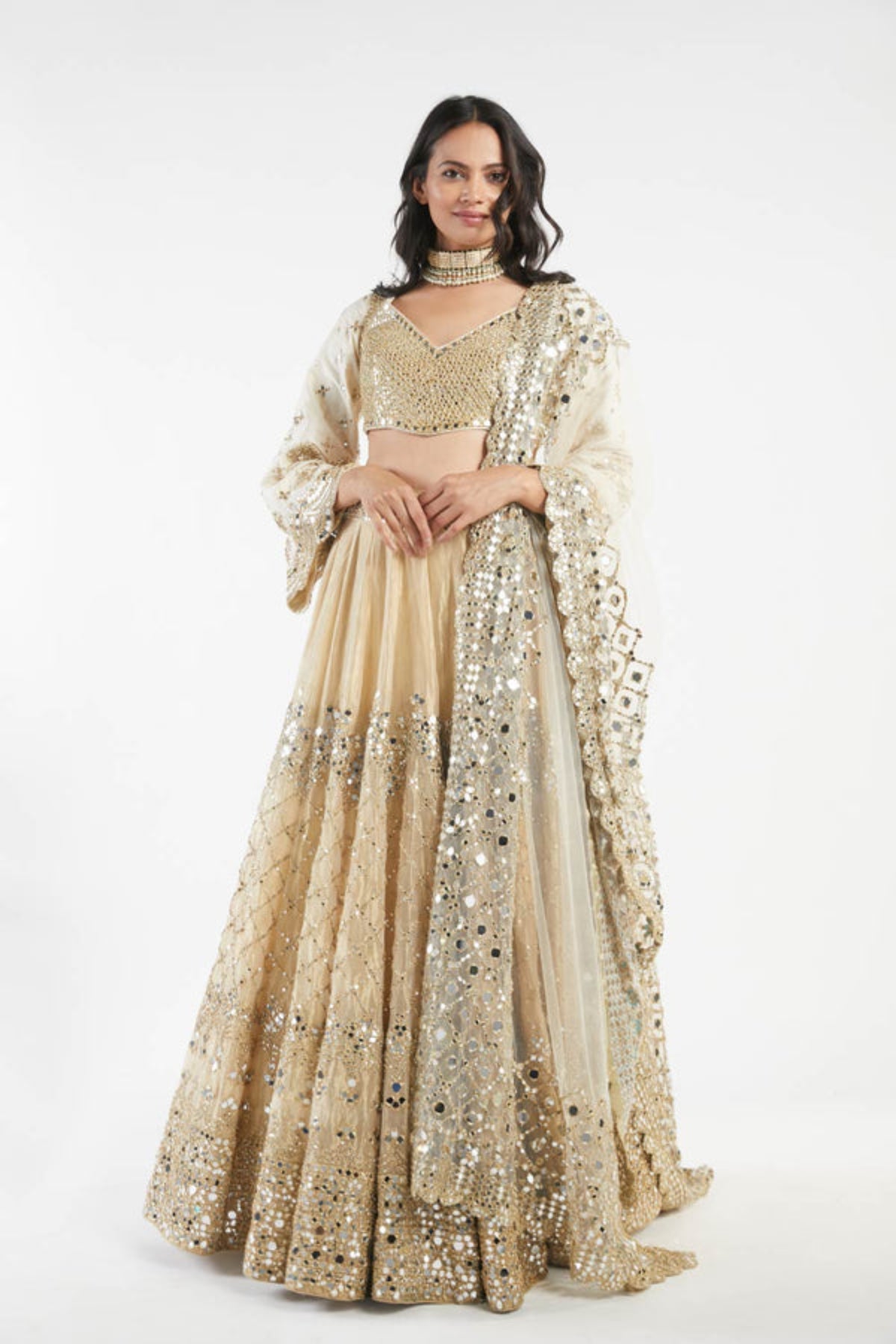 Embellished lehenga set