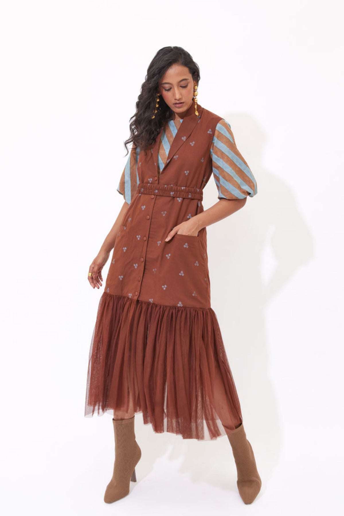 Aven Tulle Jacket Set