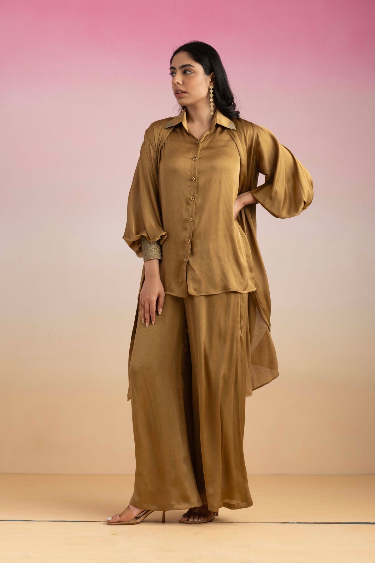 Kajal Gold Co-Ord Set
