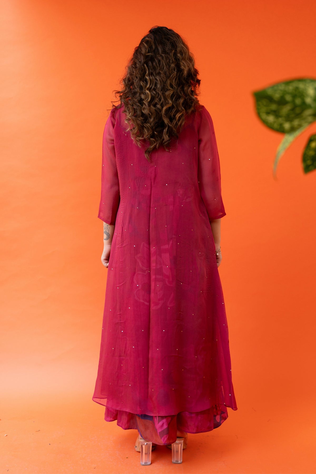 Crimson Bloom Dress