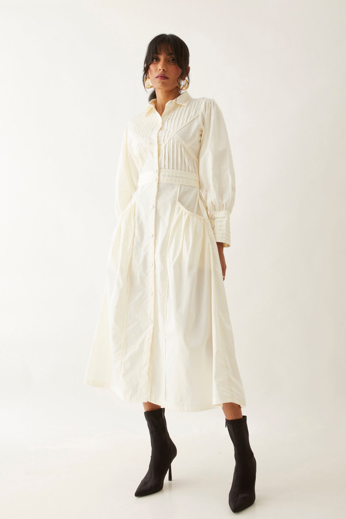 Noah Off White Dress