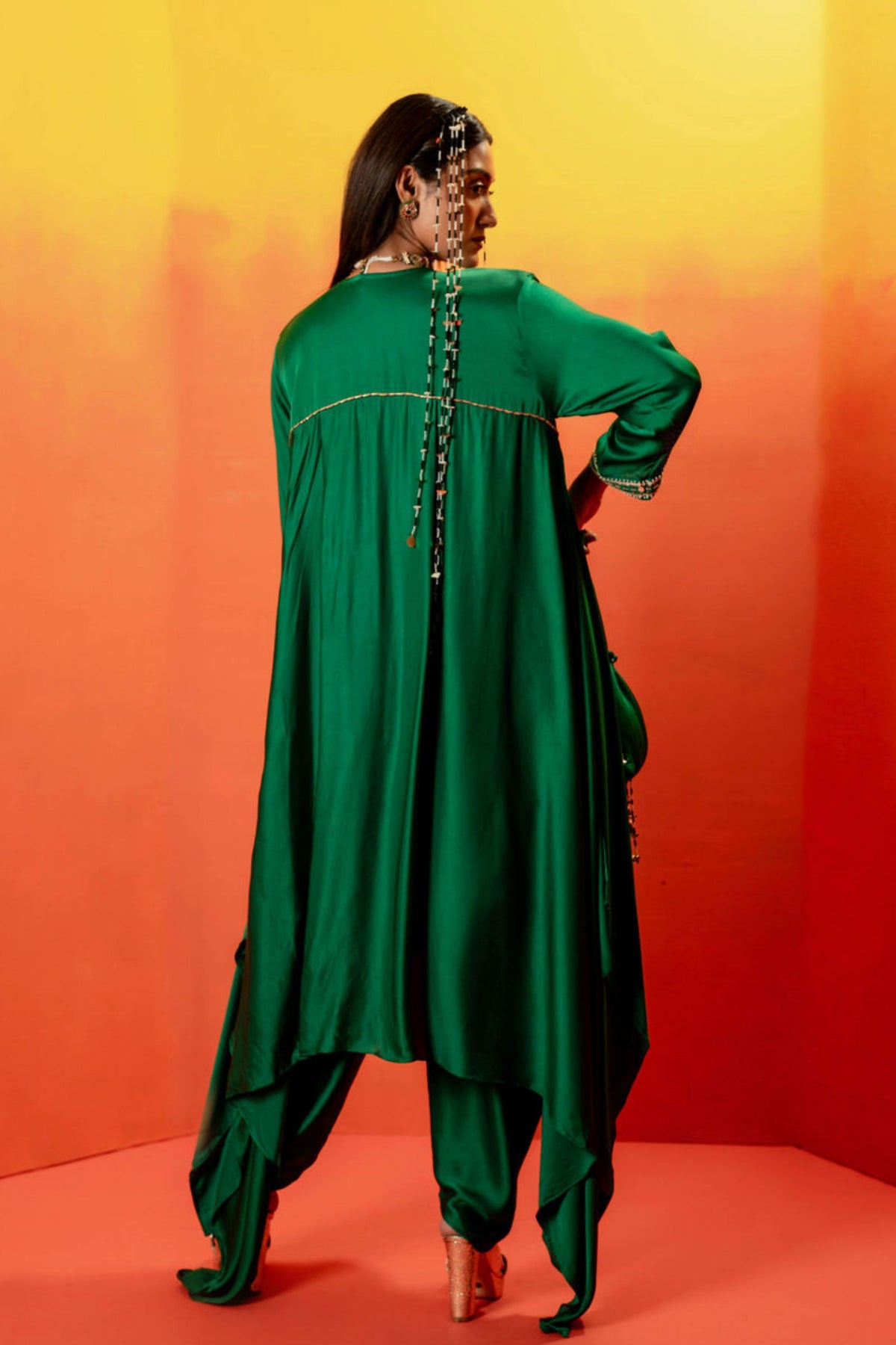 Vani Green Tunic