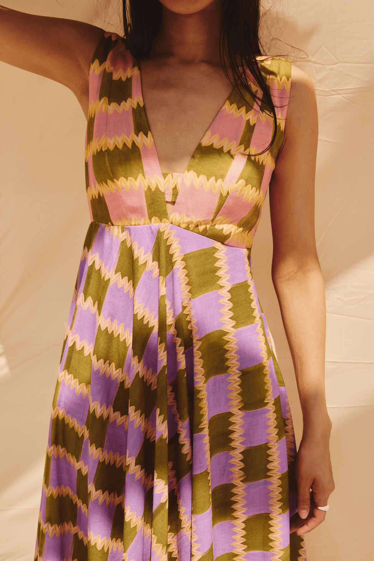 Crazy Checks Dress