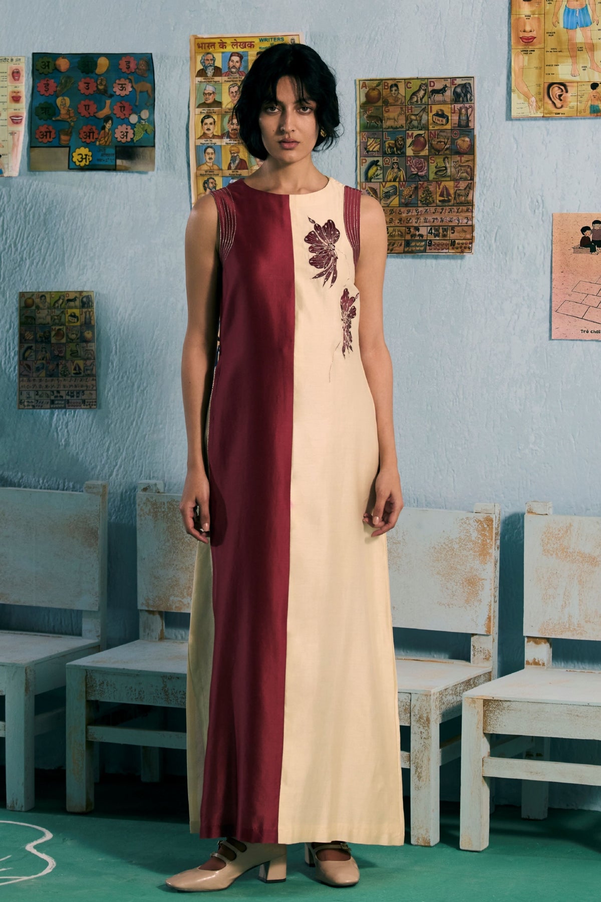 Red &amp; Ivory Amani Dress