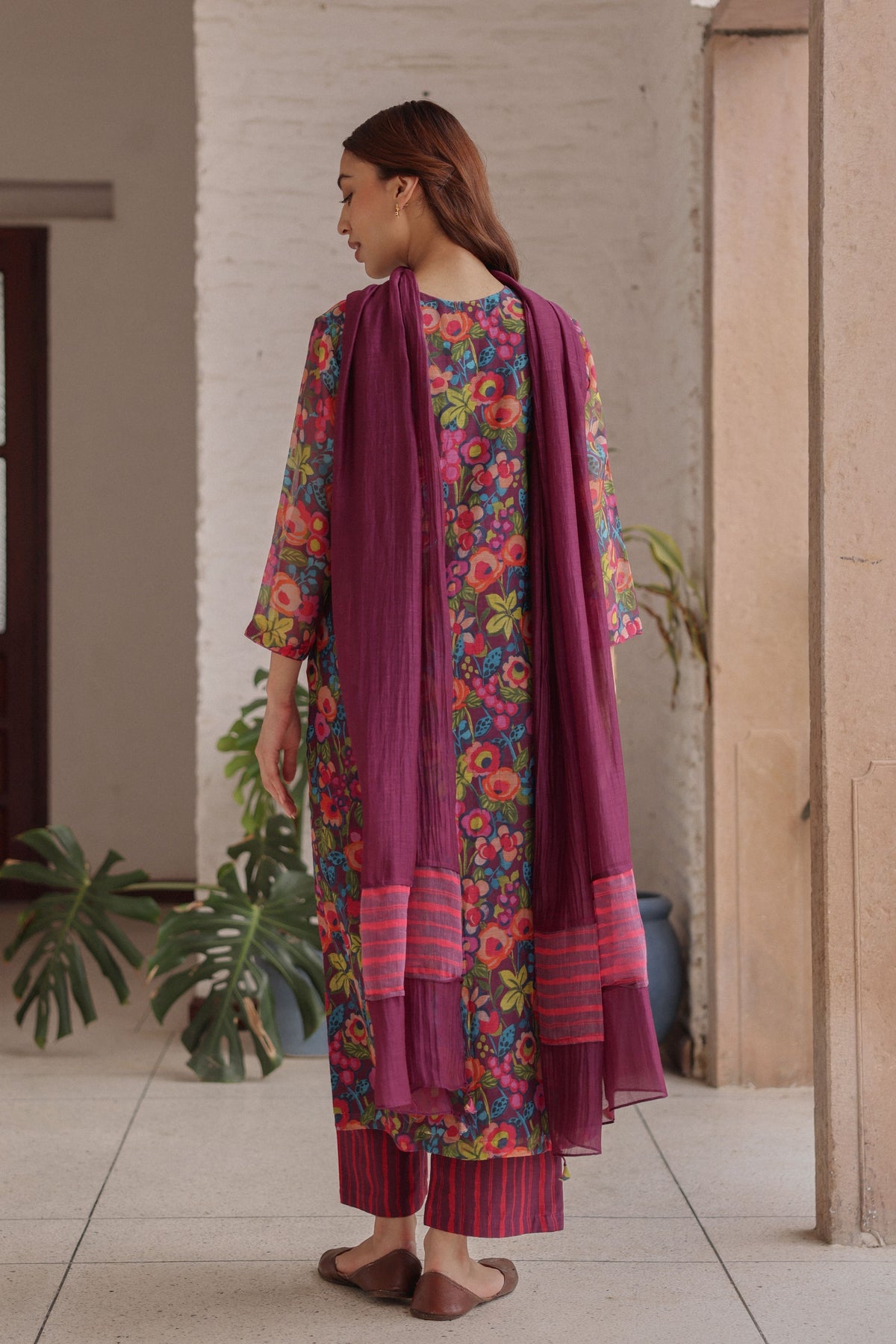 Amethyst Printed Kurta Set