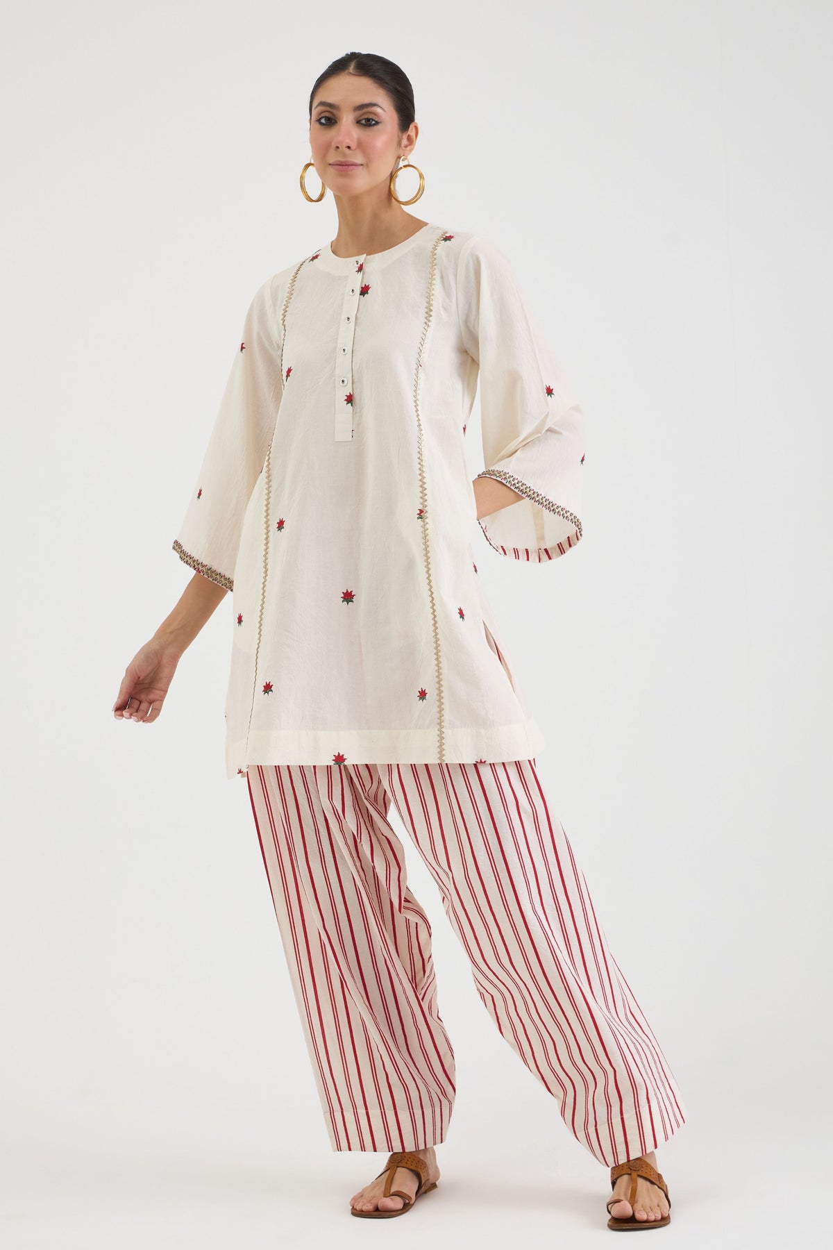 Lotus Short Kurta Set