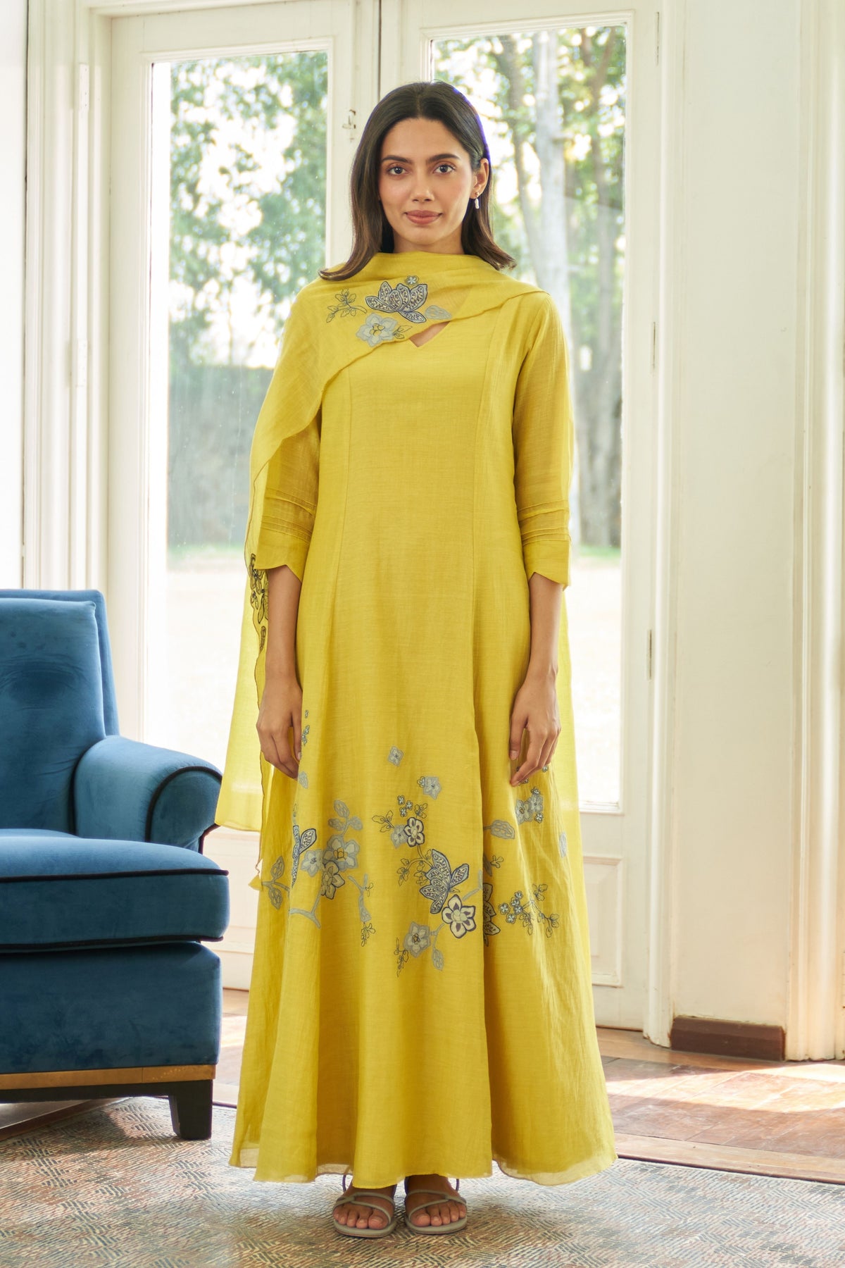 Daffodil Anarkali Set