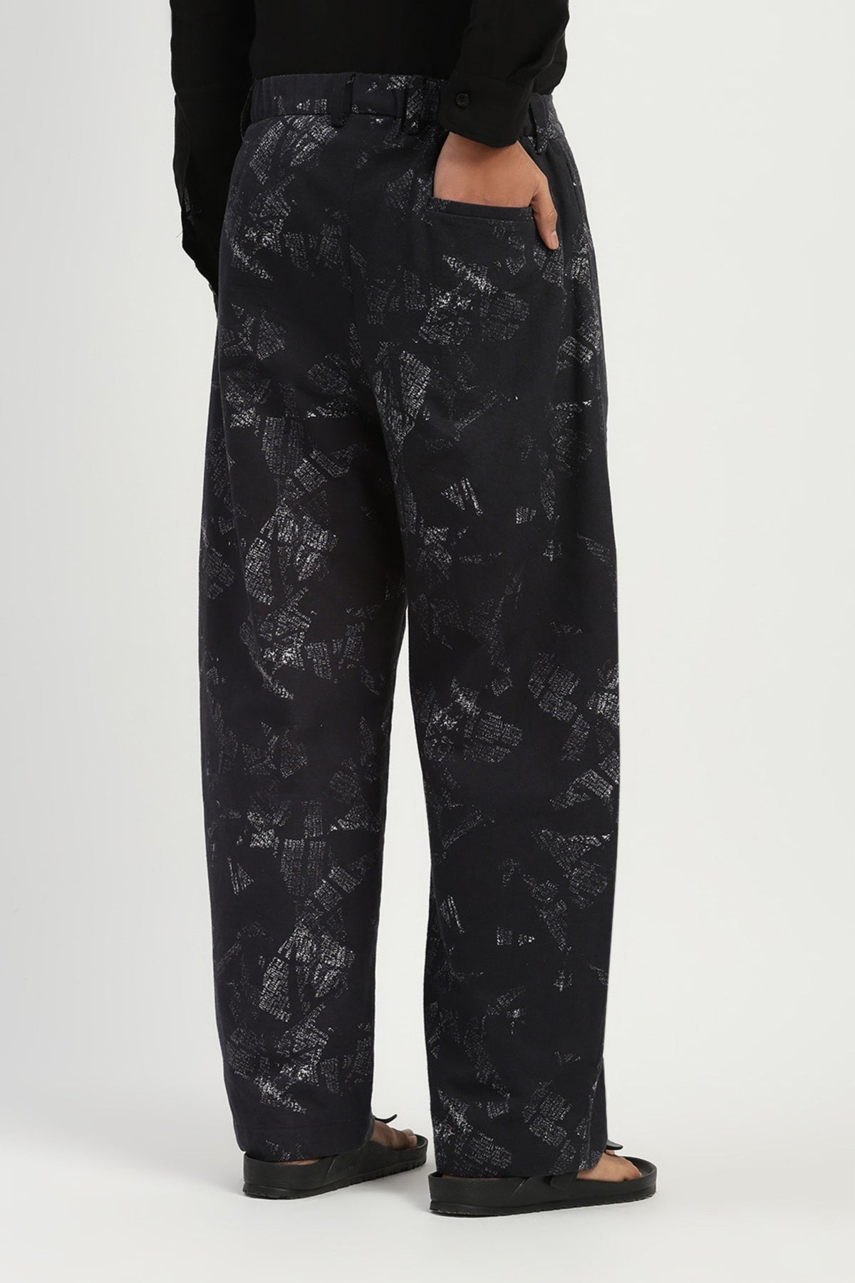 News Print Trouser