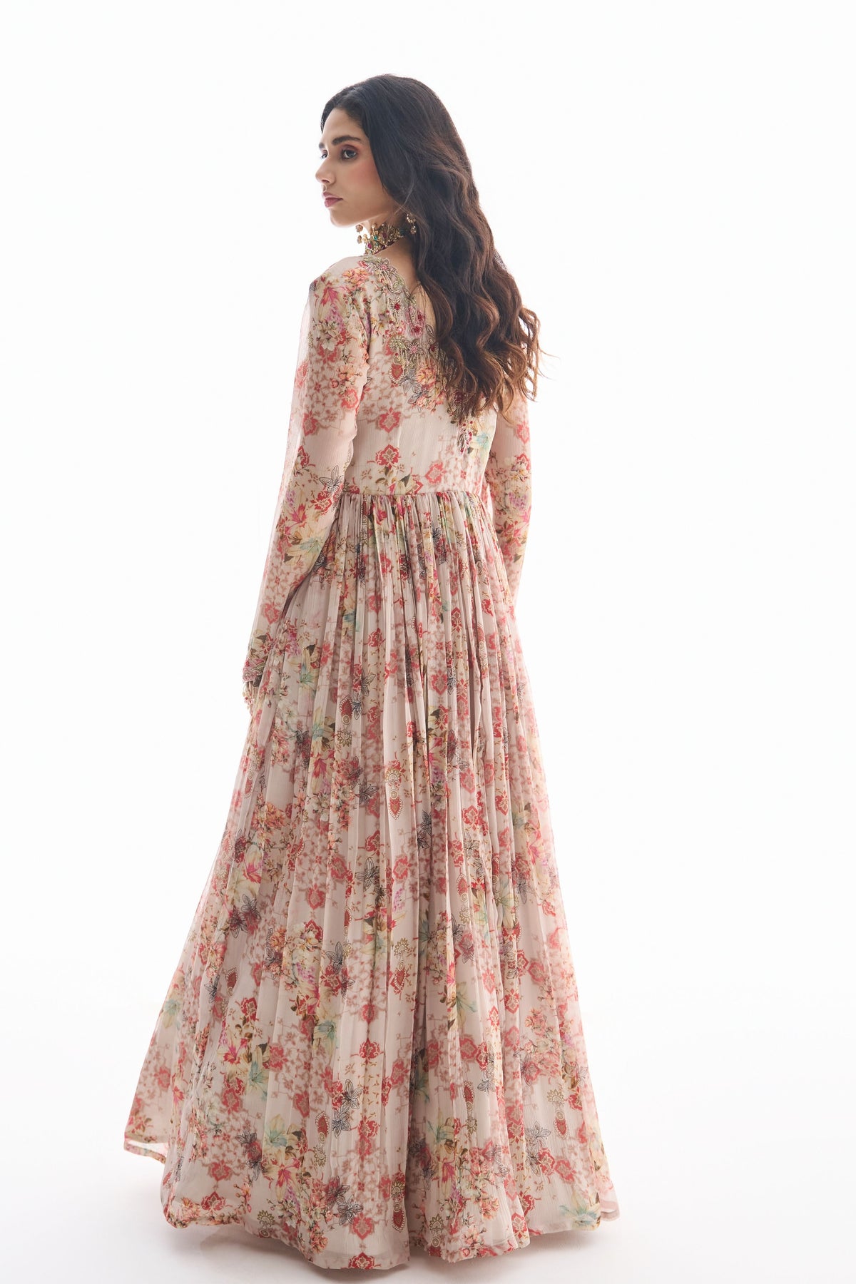 Aksah Anarkali Set