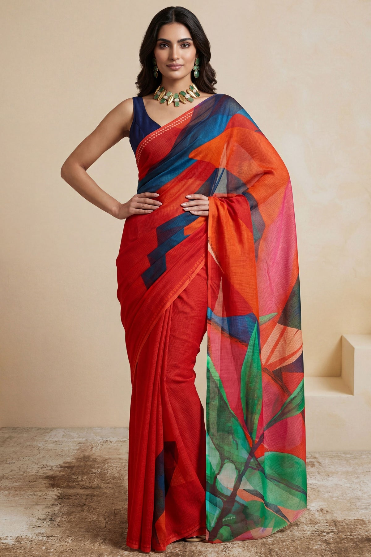Scarlet Saree