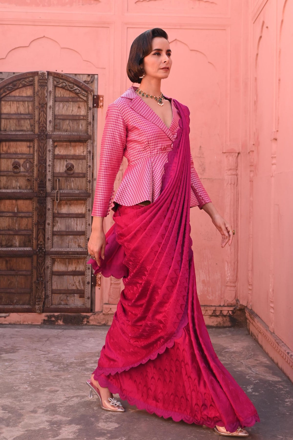 Embroidery Handloom Saree