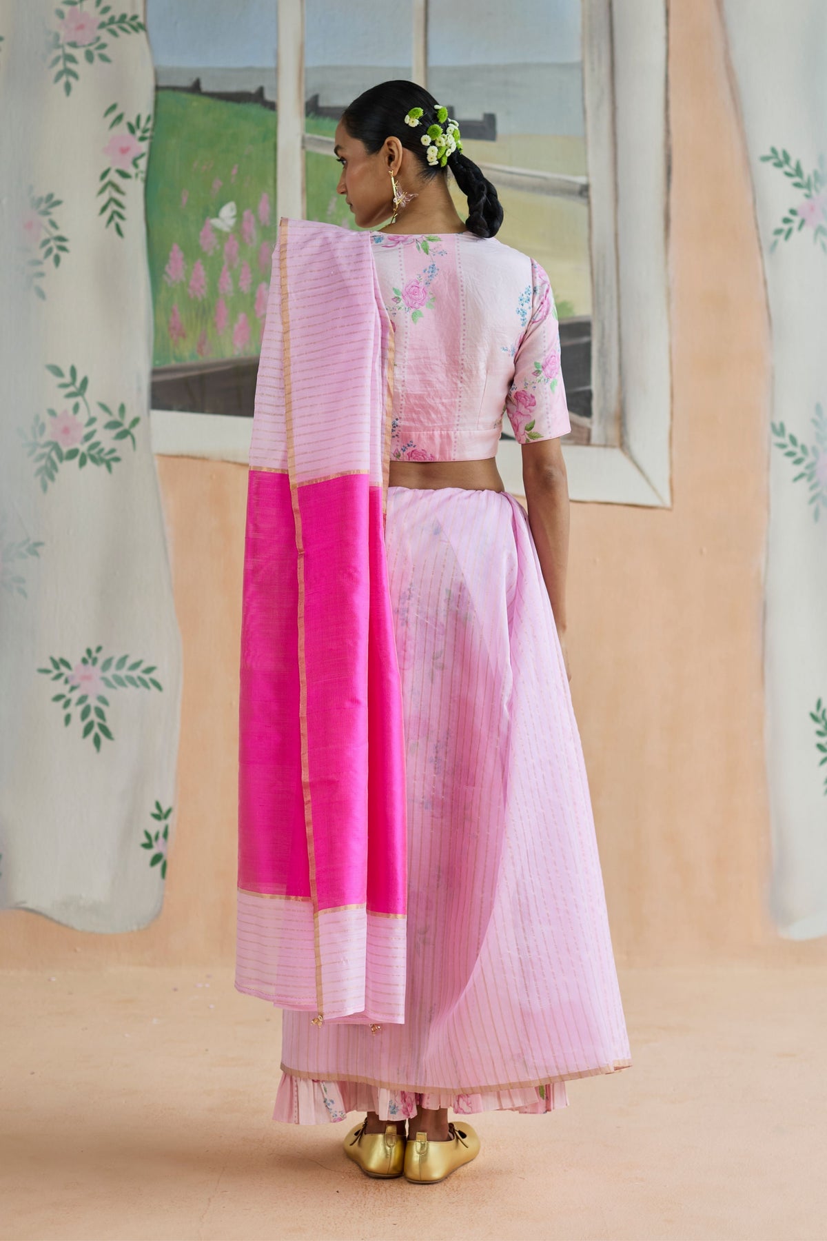 Dance With Me Chanderi Sari