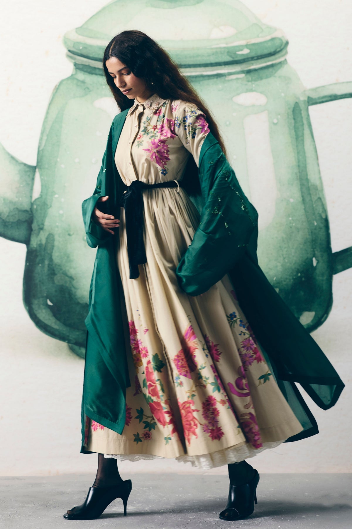 Moonflower Tie Dress