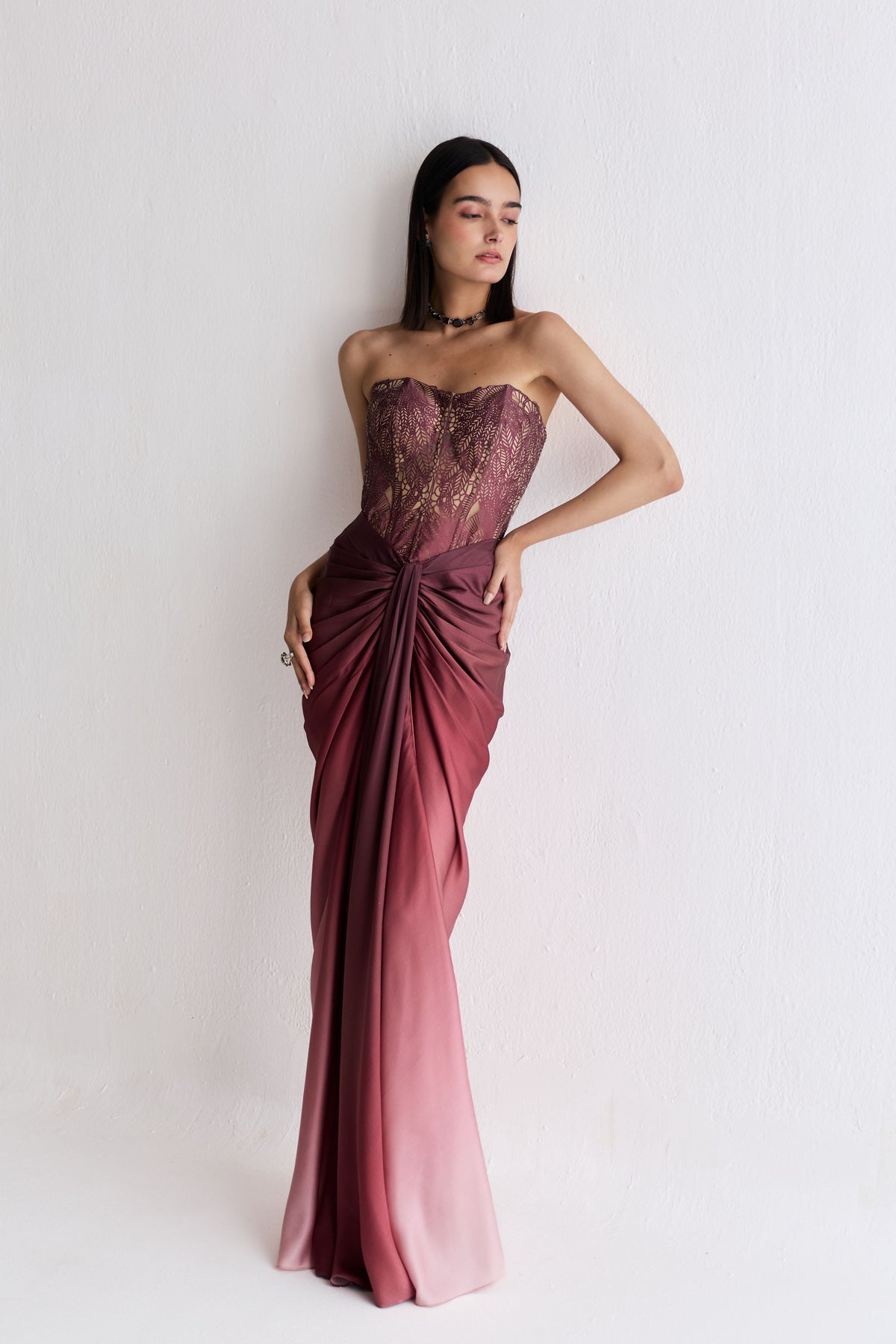 Moss Forest Applique Corset