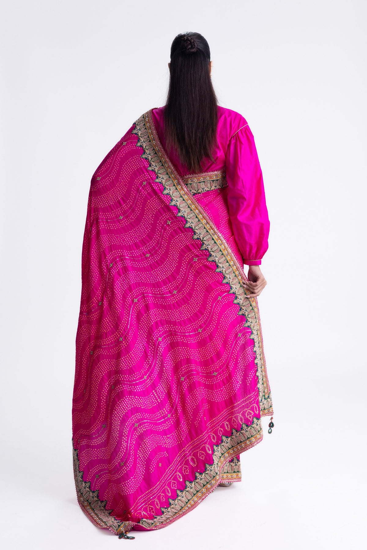 Rani Zardozi Saree